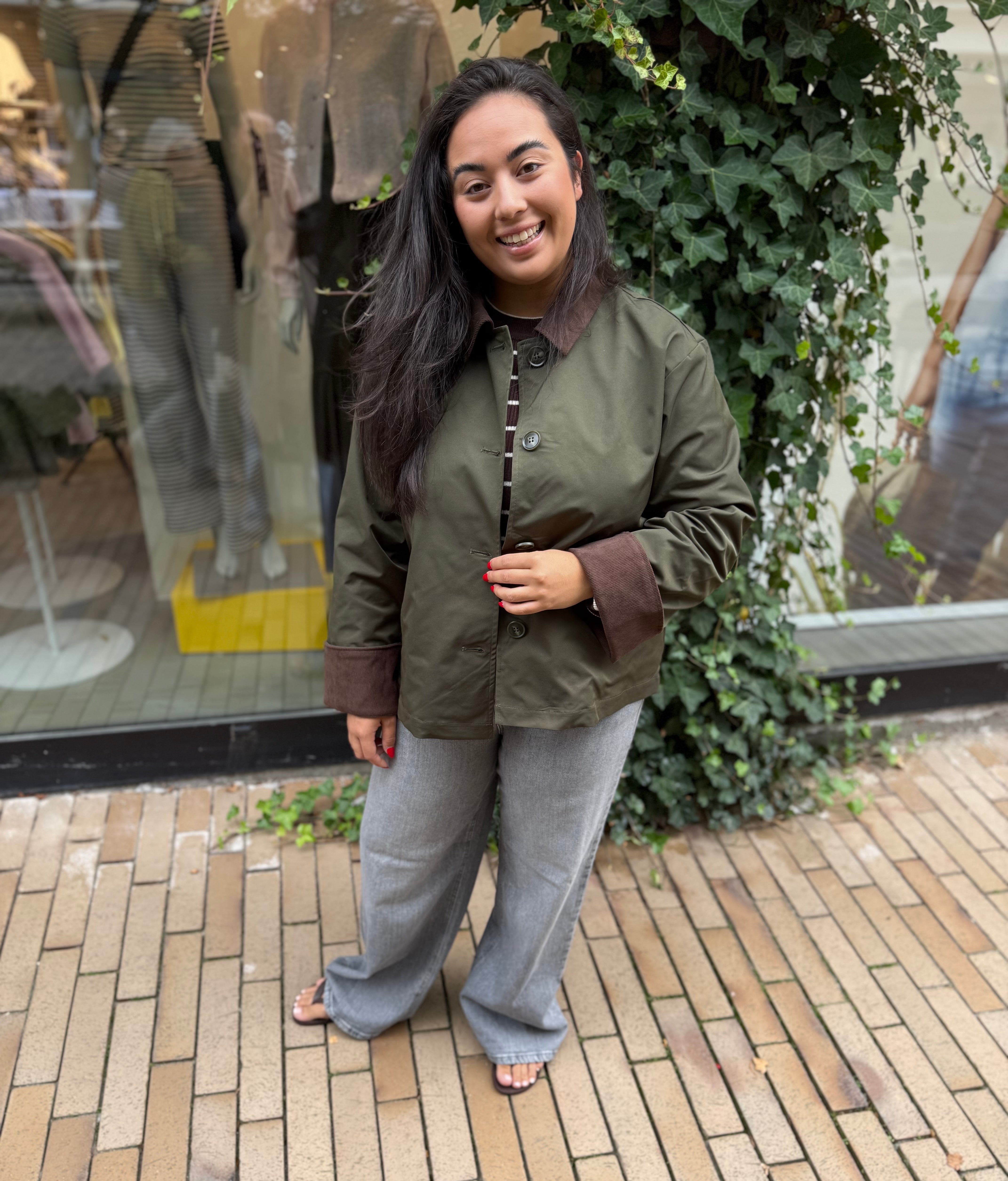 PCJORMA Jacket - Forest Night