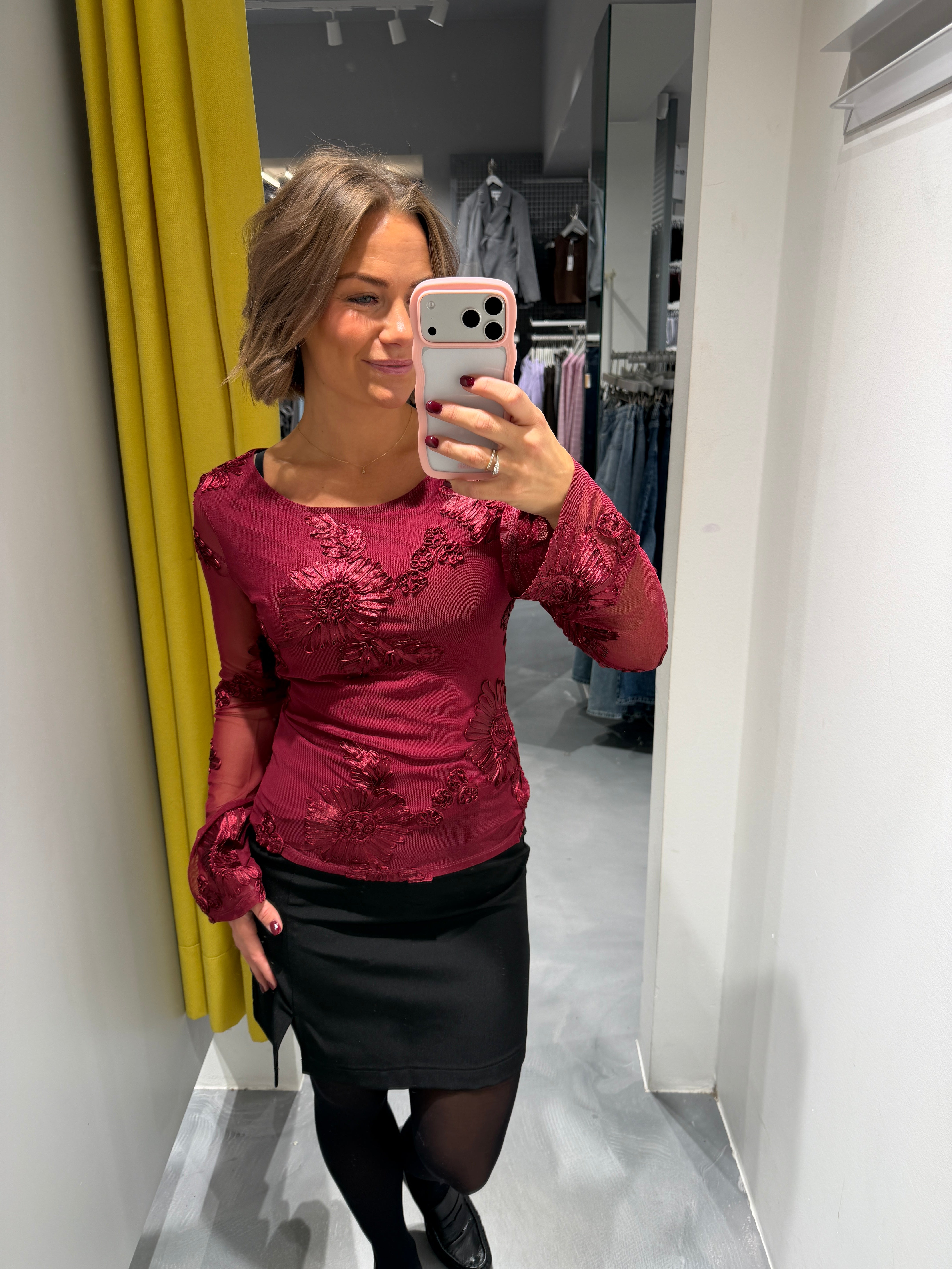 PCOFFIA Top - Beet Red