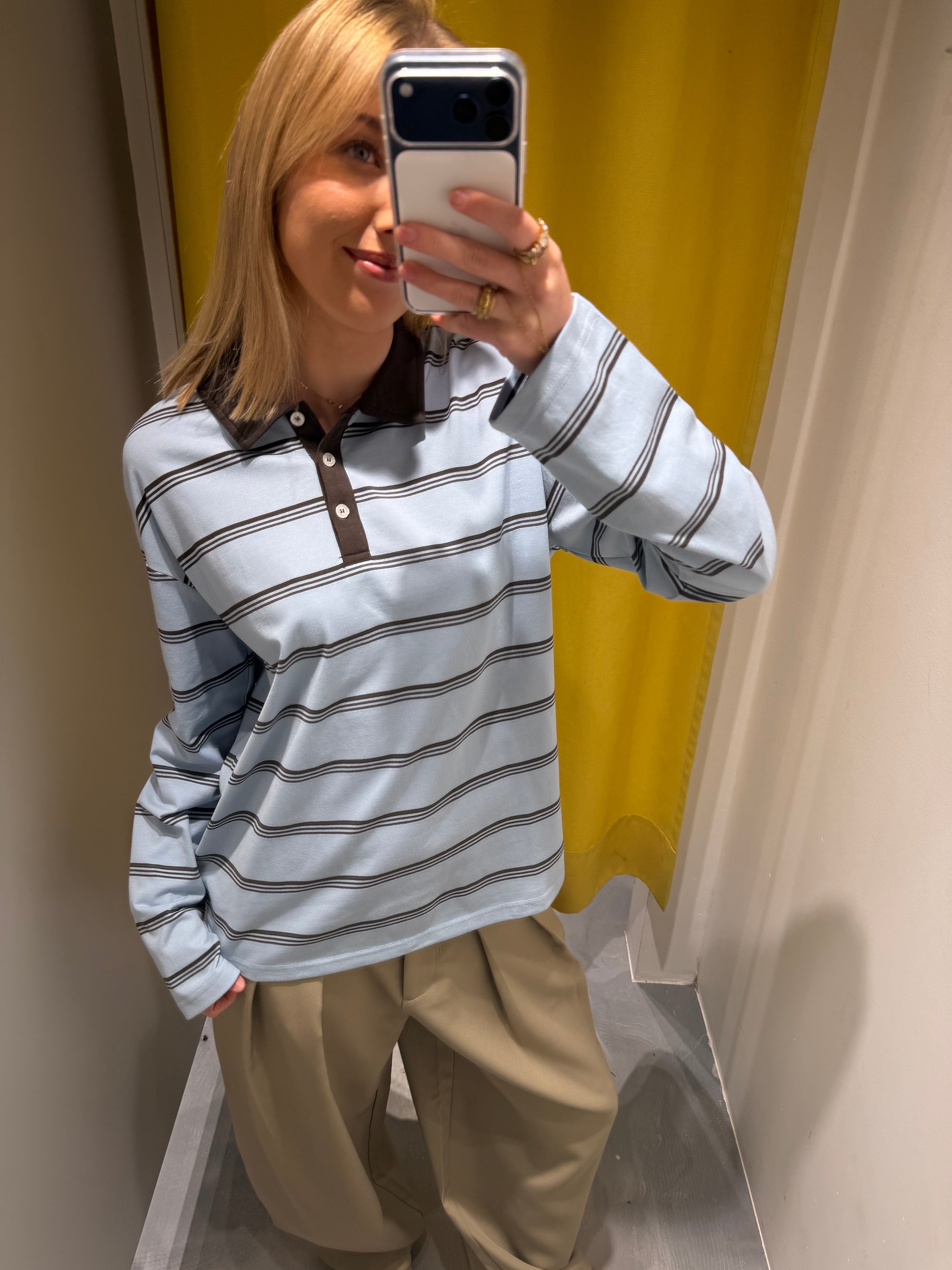 PCSADIE Top - Cashmere Blue