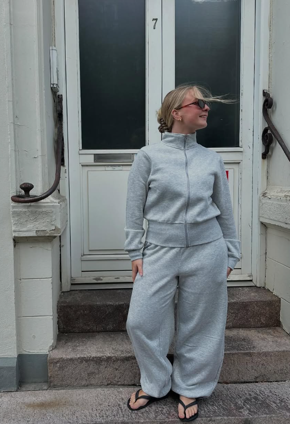 PCSALI Sweatshirt - Light Grey Melange