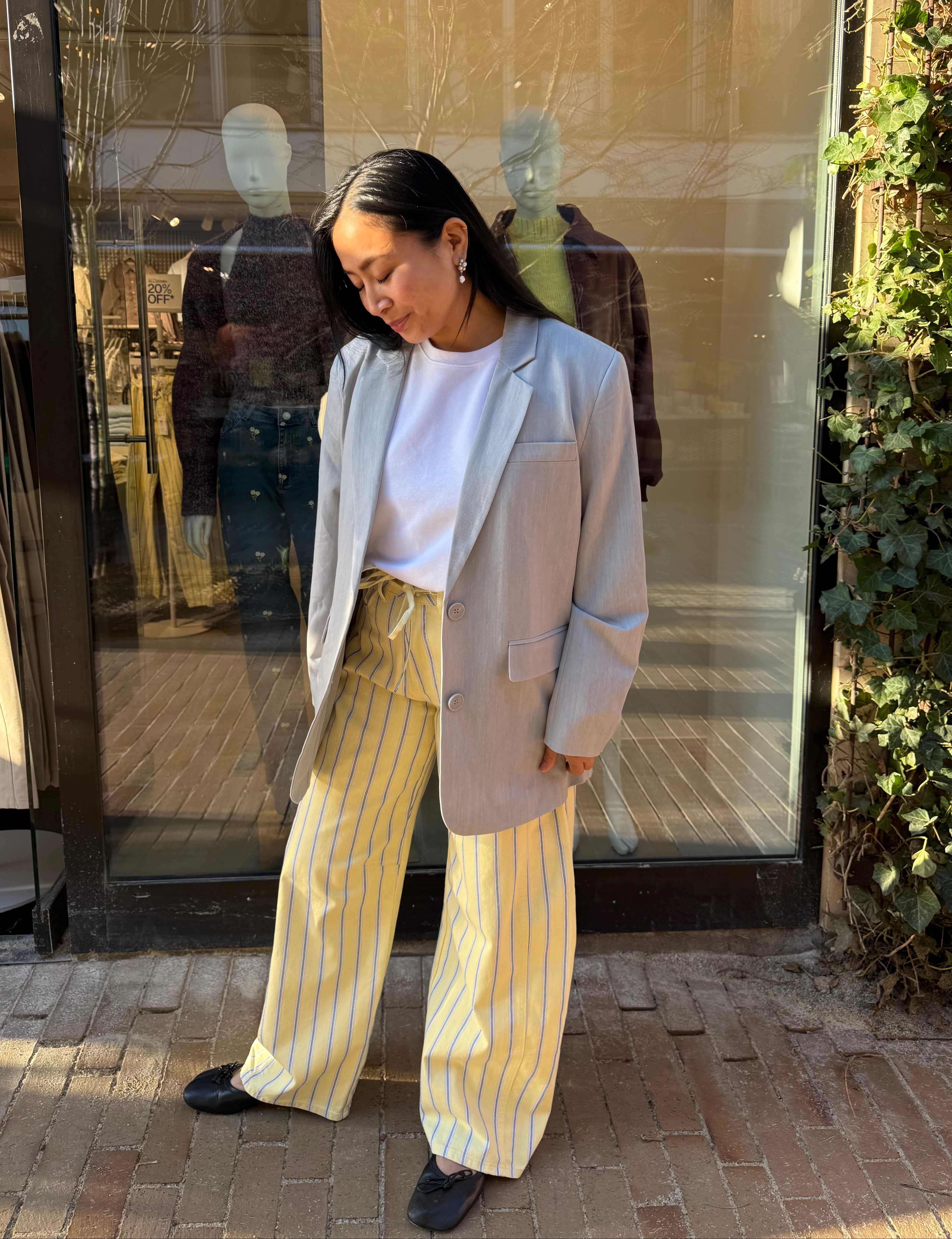 PCKAMIL Blazer - Light Grey Melange