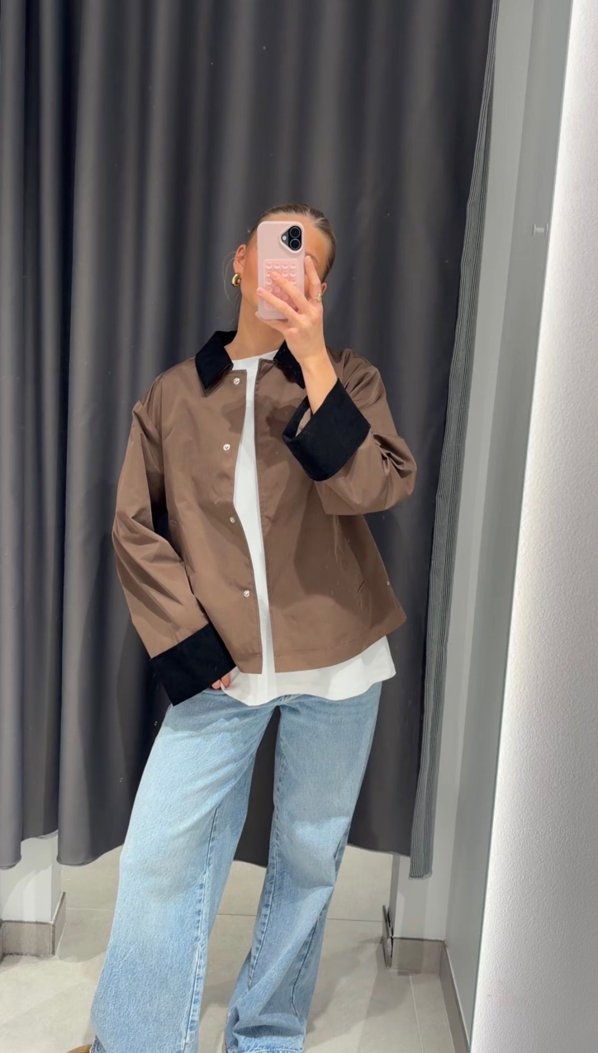 PCJORMA Jacket - Coffee Quartz