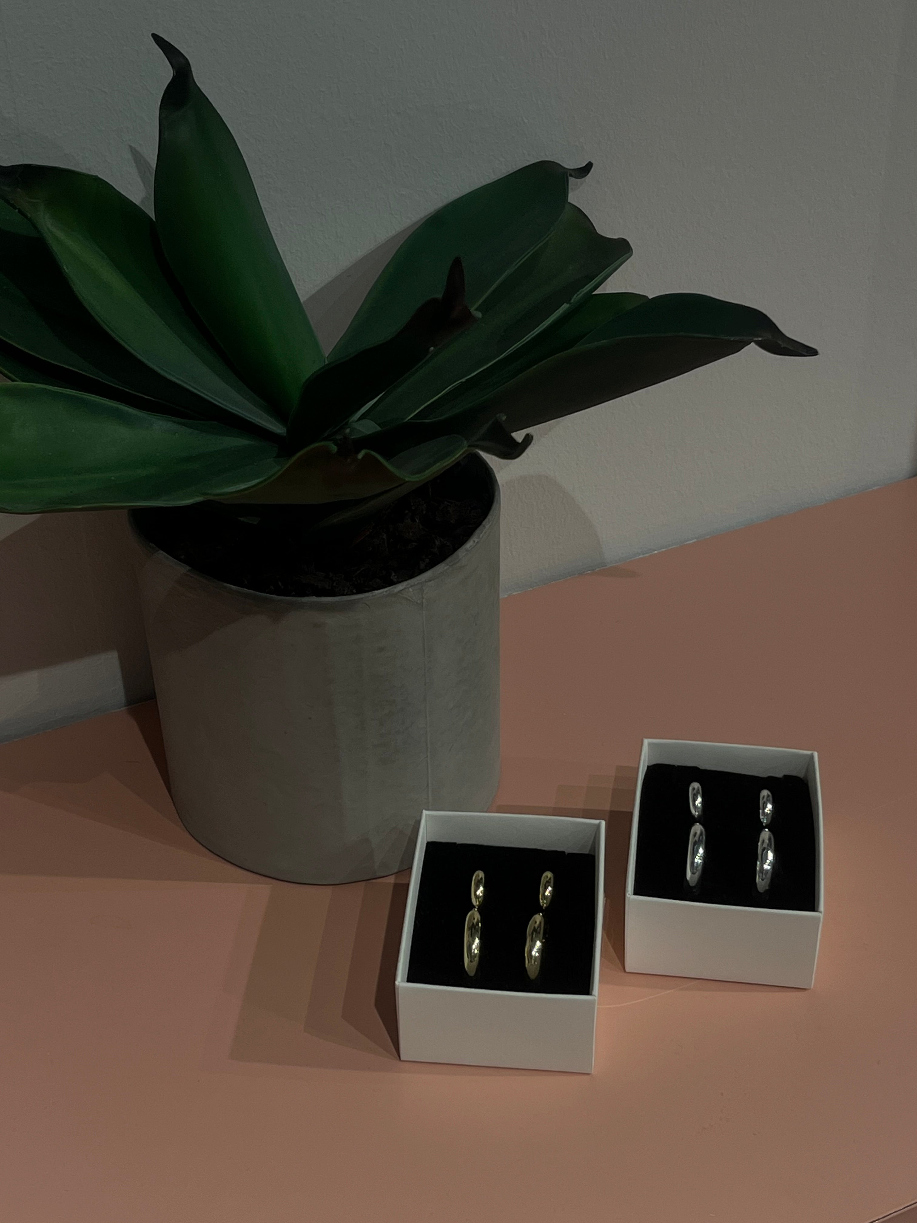 PCNIKOLINE Earrings - Gold Colour