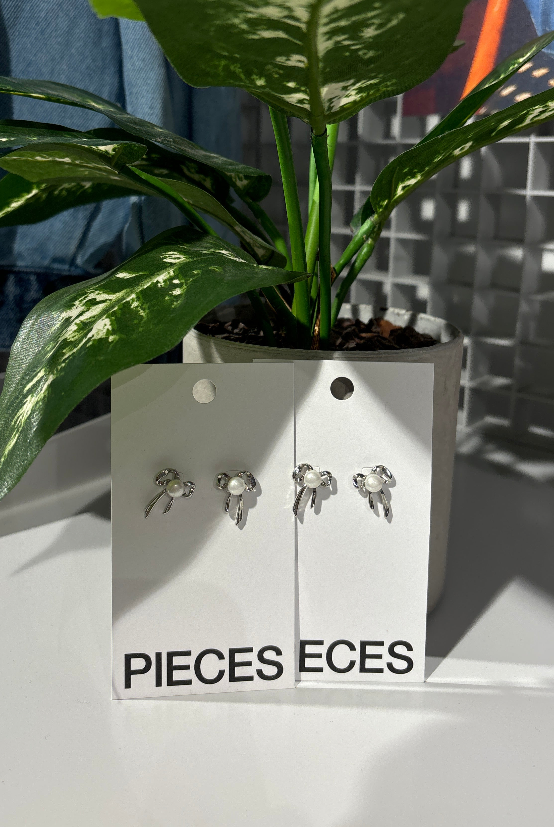 PCROLINA Earrings - Silver Colour