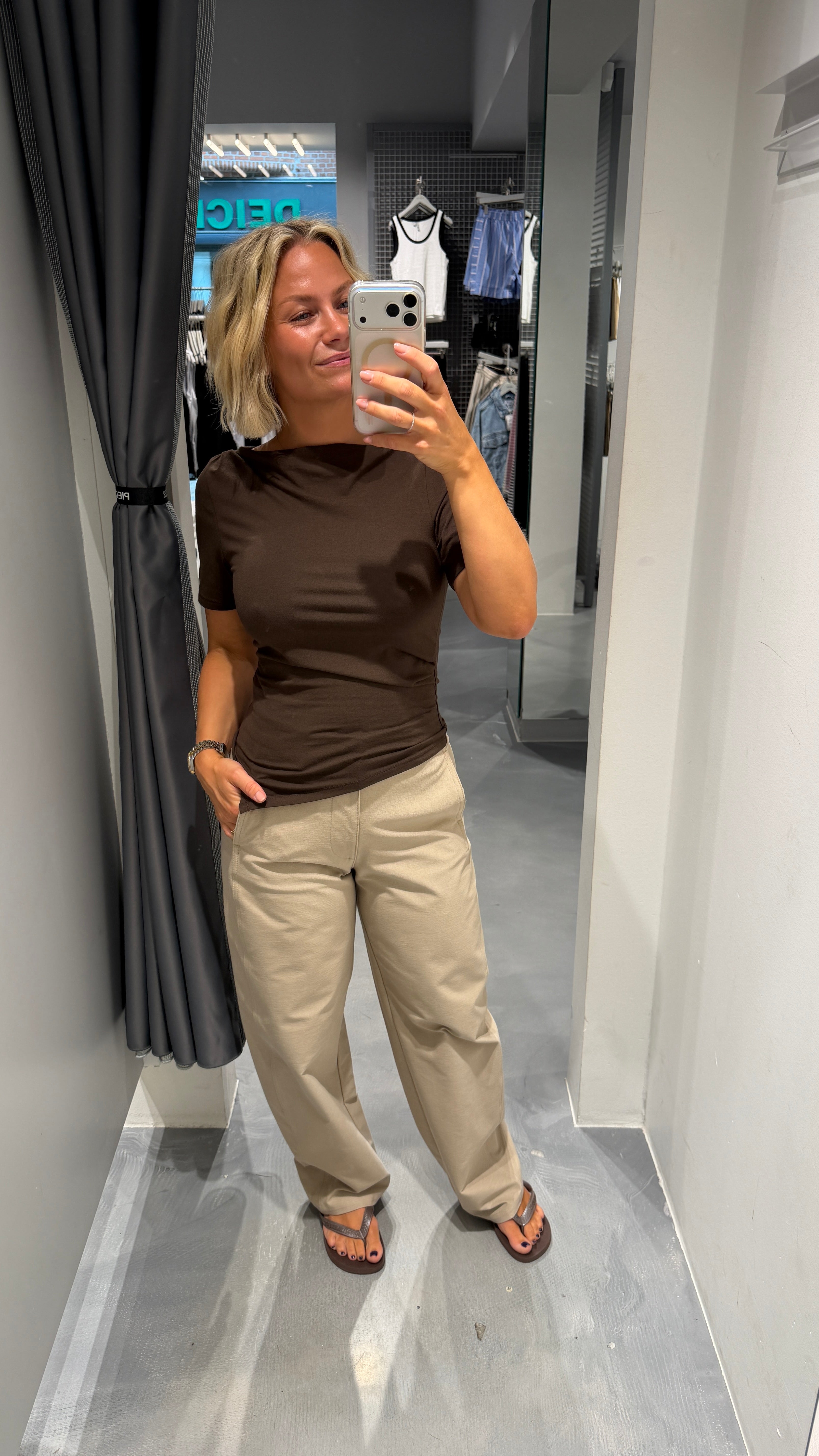 PCRIKKE Trousers - Trench Coat