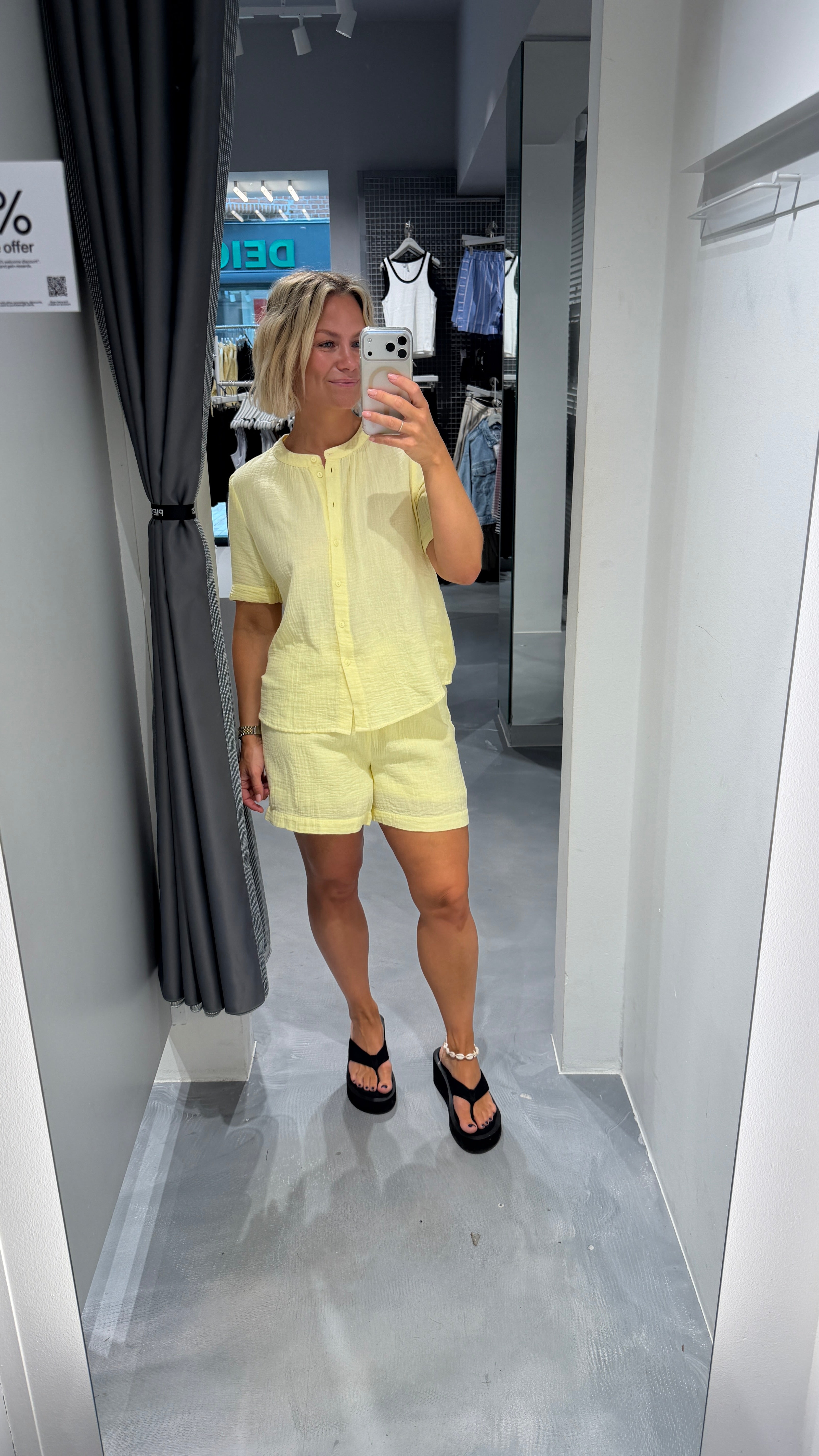 PCSASTINA Shirt - French Vanilla