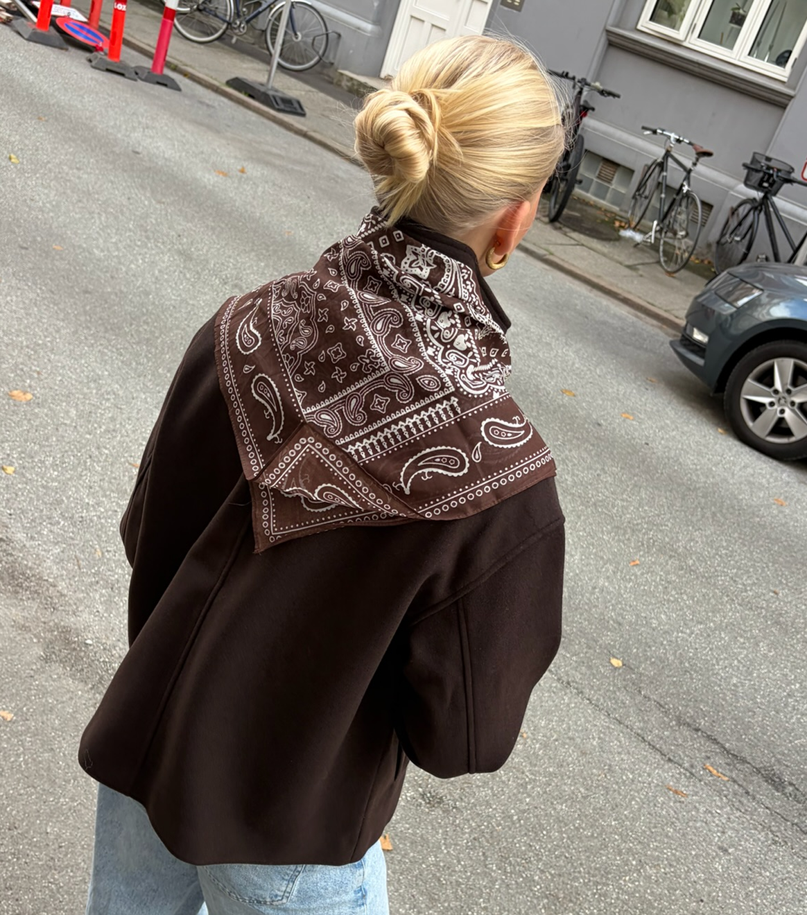 PCJOLANDA Light Scarf - Chicory Coffee