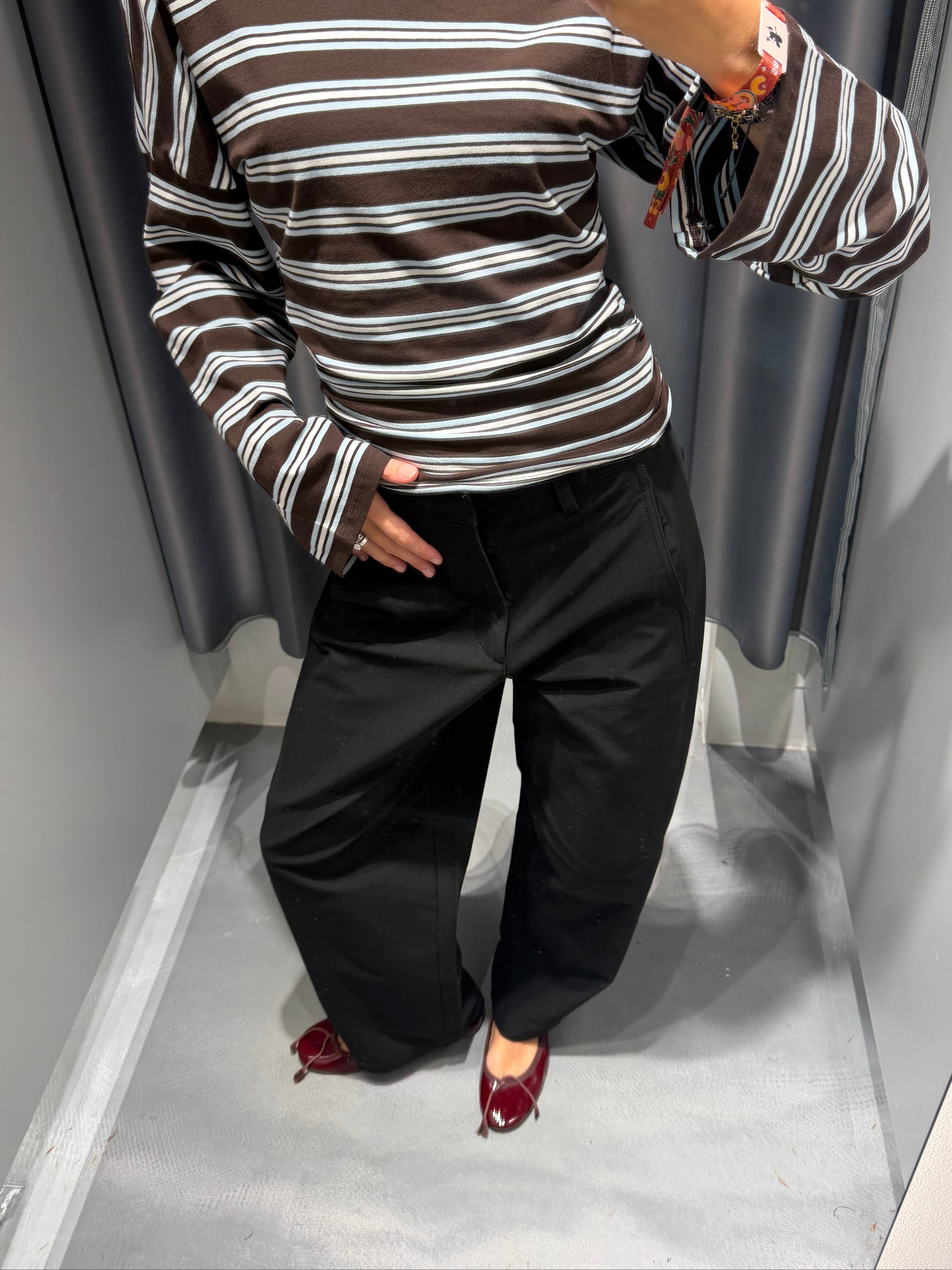 PCRIKKE Trousers - Black