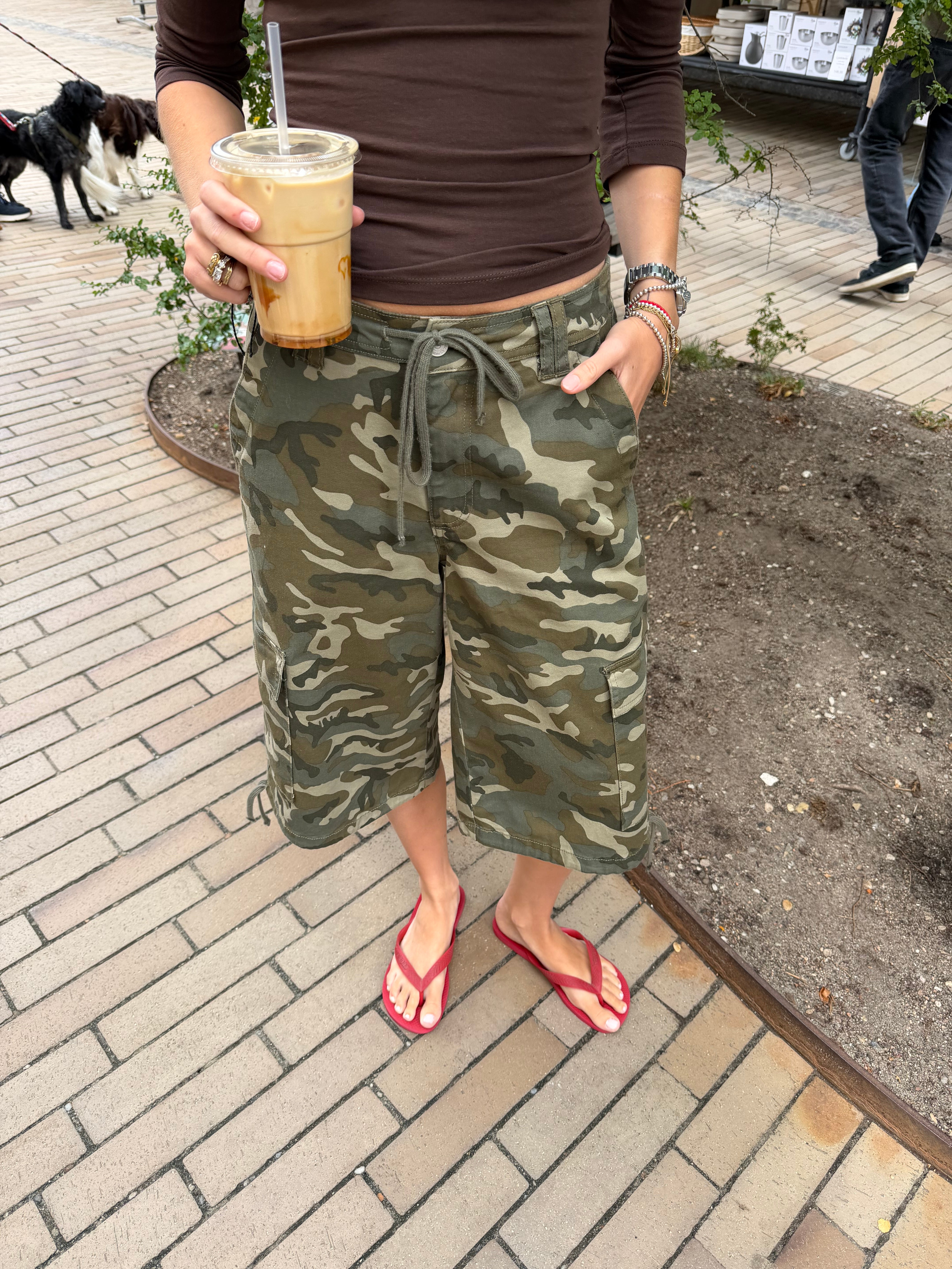PCMIMMI Cargo Shorts - Mermaid