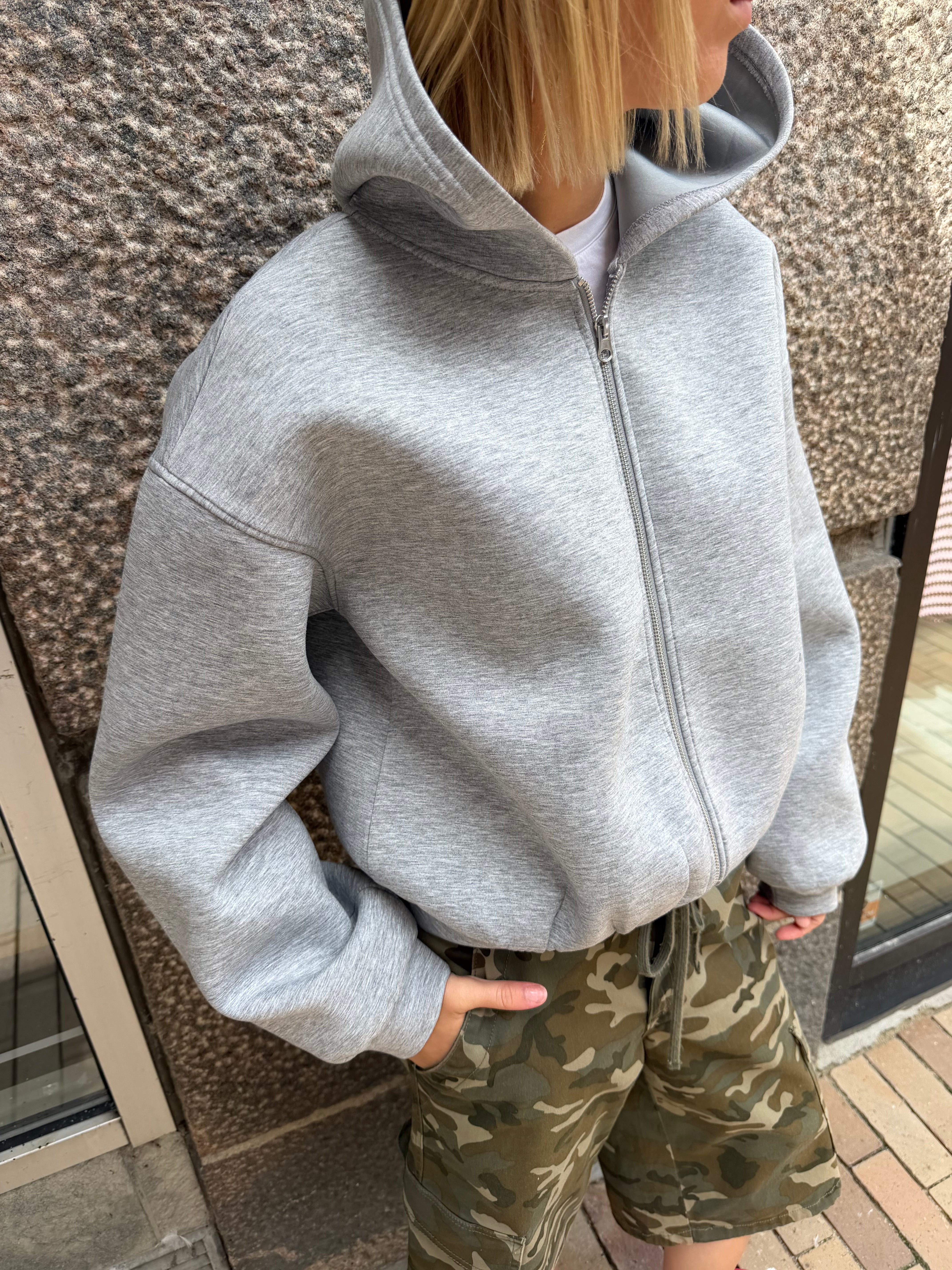 PCBUCUBA Sweatshirt - Light Grey Melange