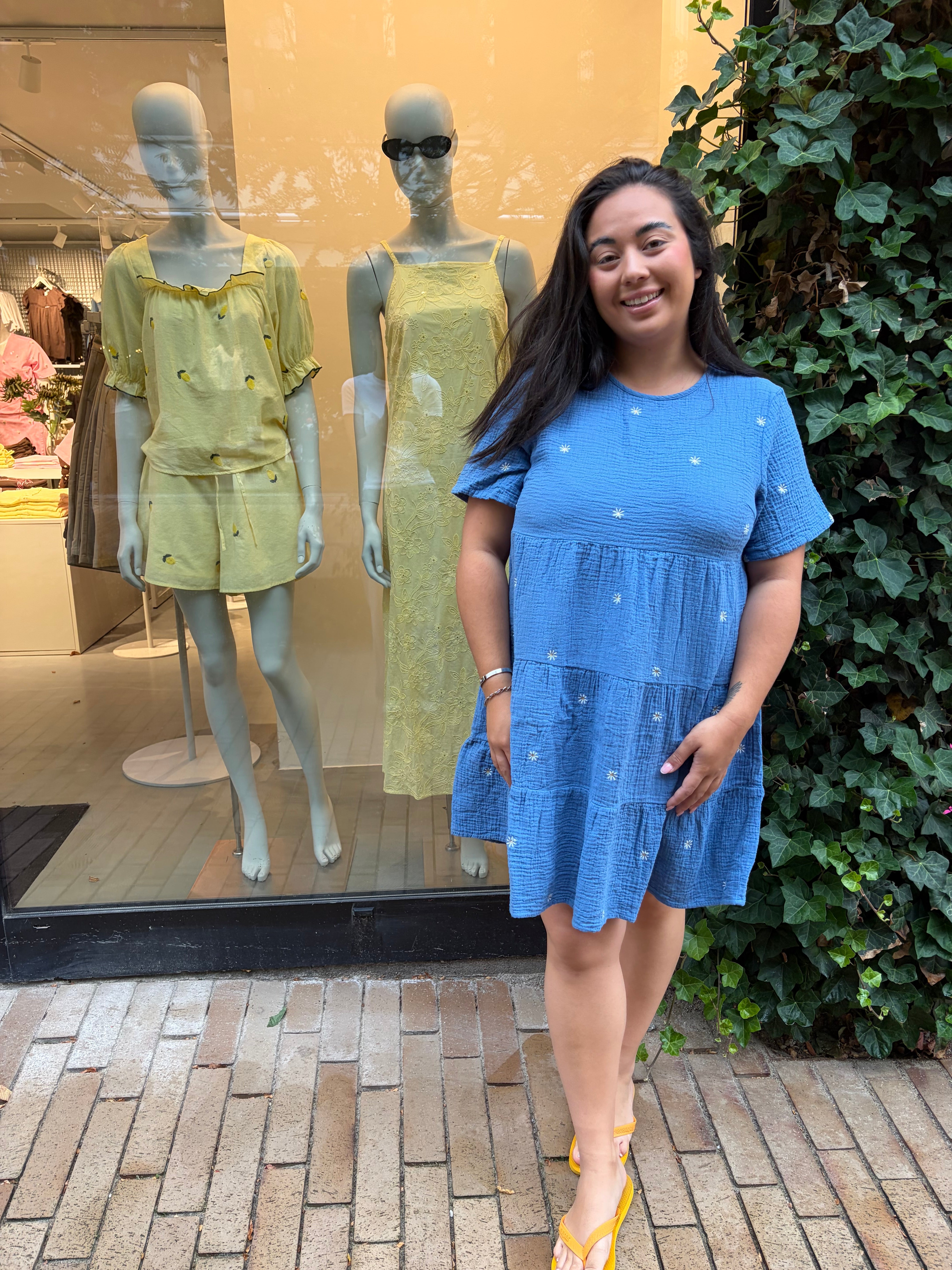 PCSASTINA Short Dress - Riverside