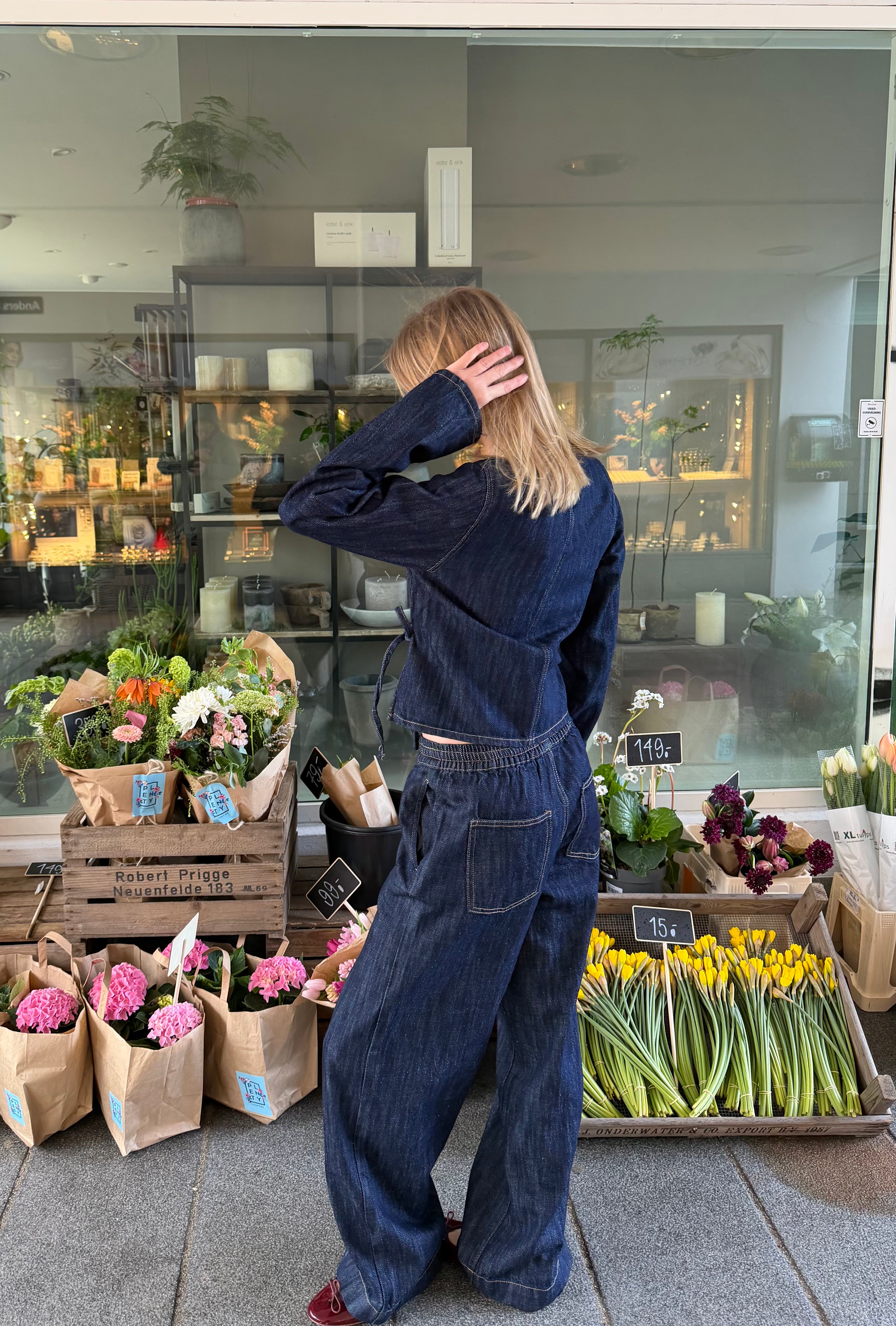 PCGEGGO Jeans - Dark Blue Denim