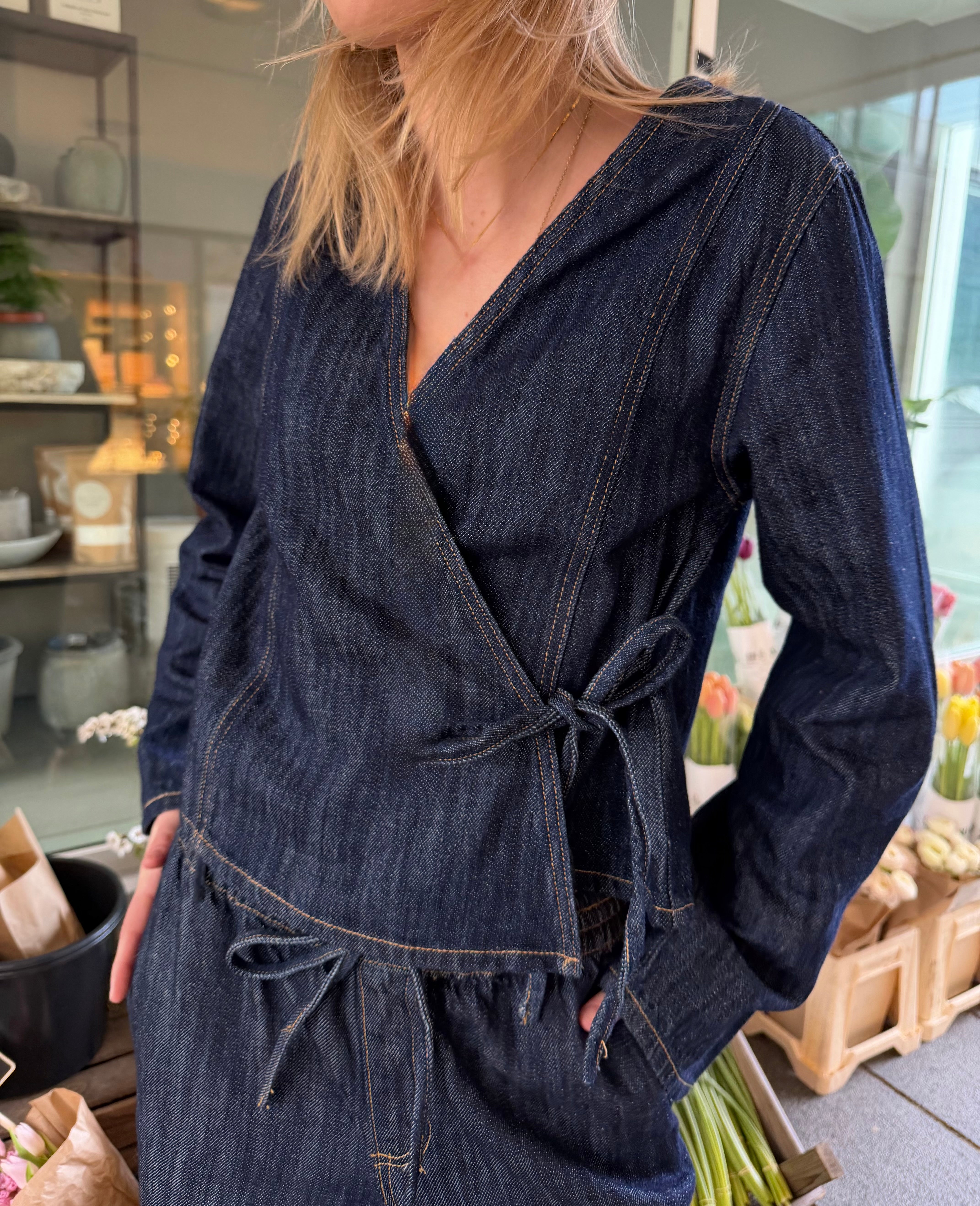PCGEGGO Denim Shirt - Dark Blue Denim