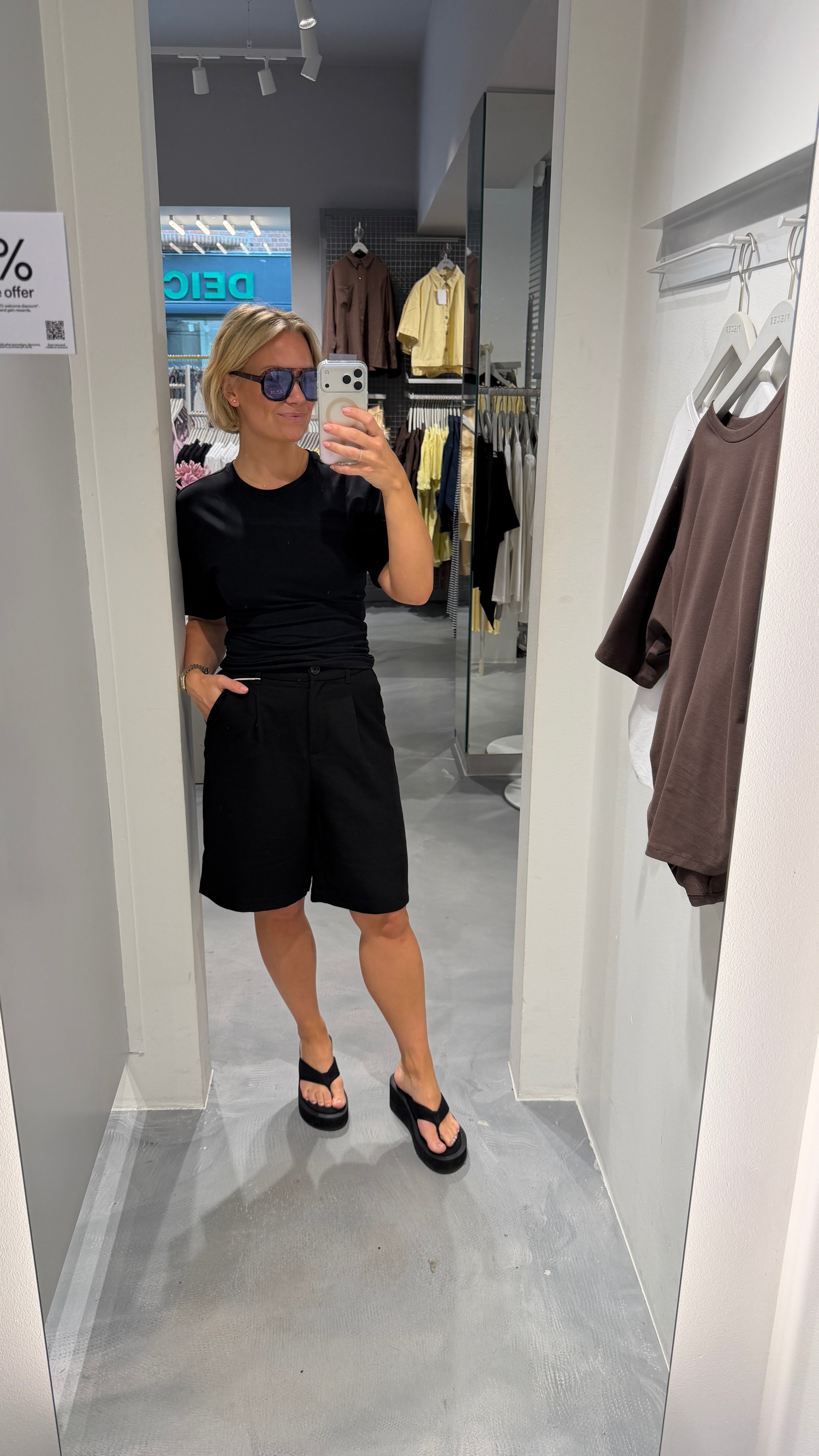 PCSADIE T-Shirt - Black