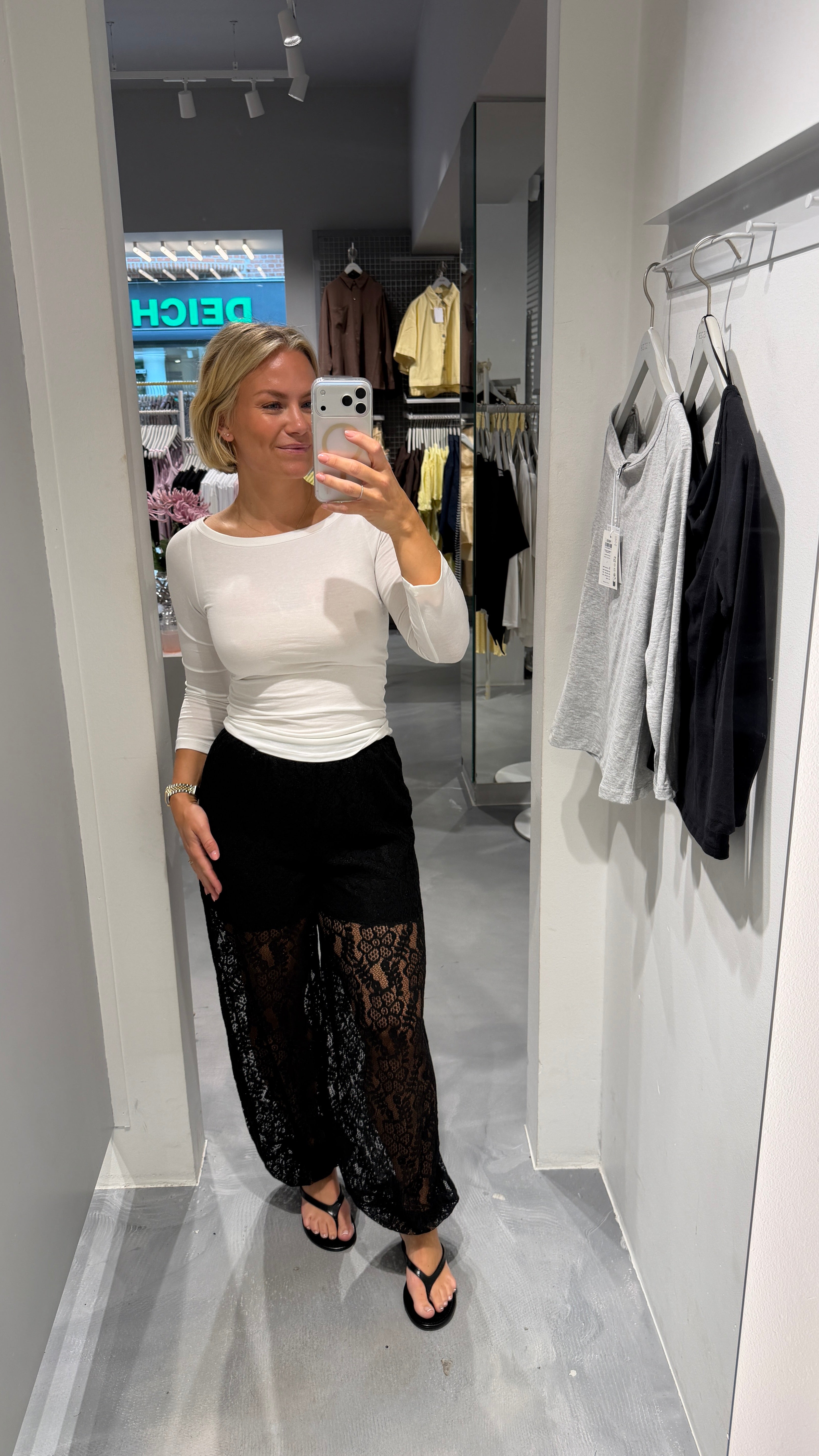 PCALINE Trousers - Black