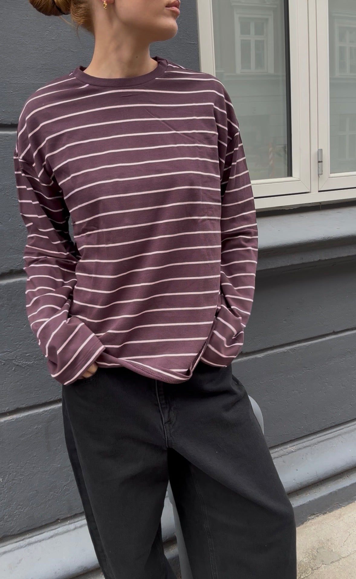 PCSADIE T-shirt - Plum Perfect