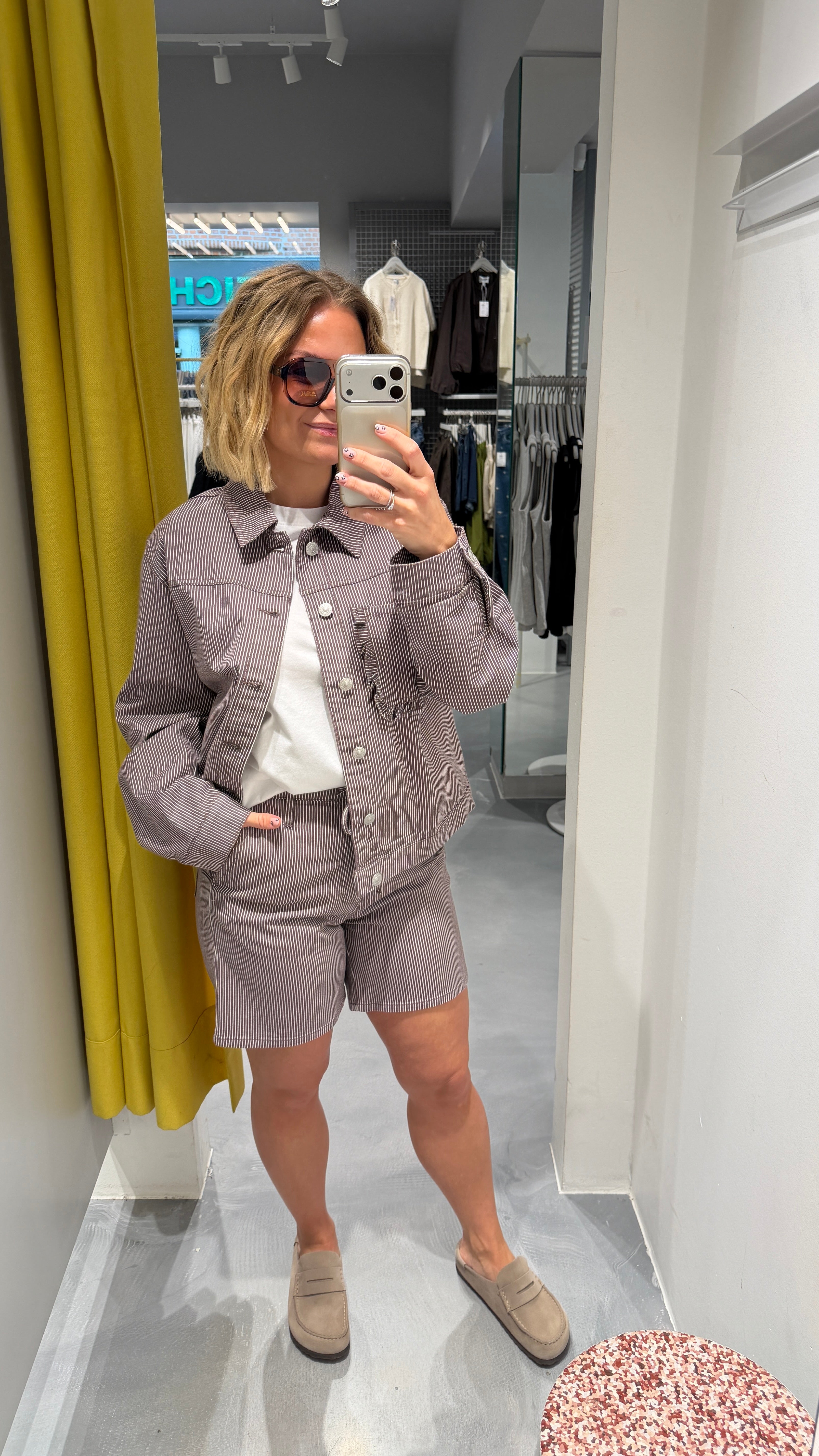 PCBILLO Denim Shirt - Sparrow