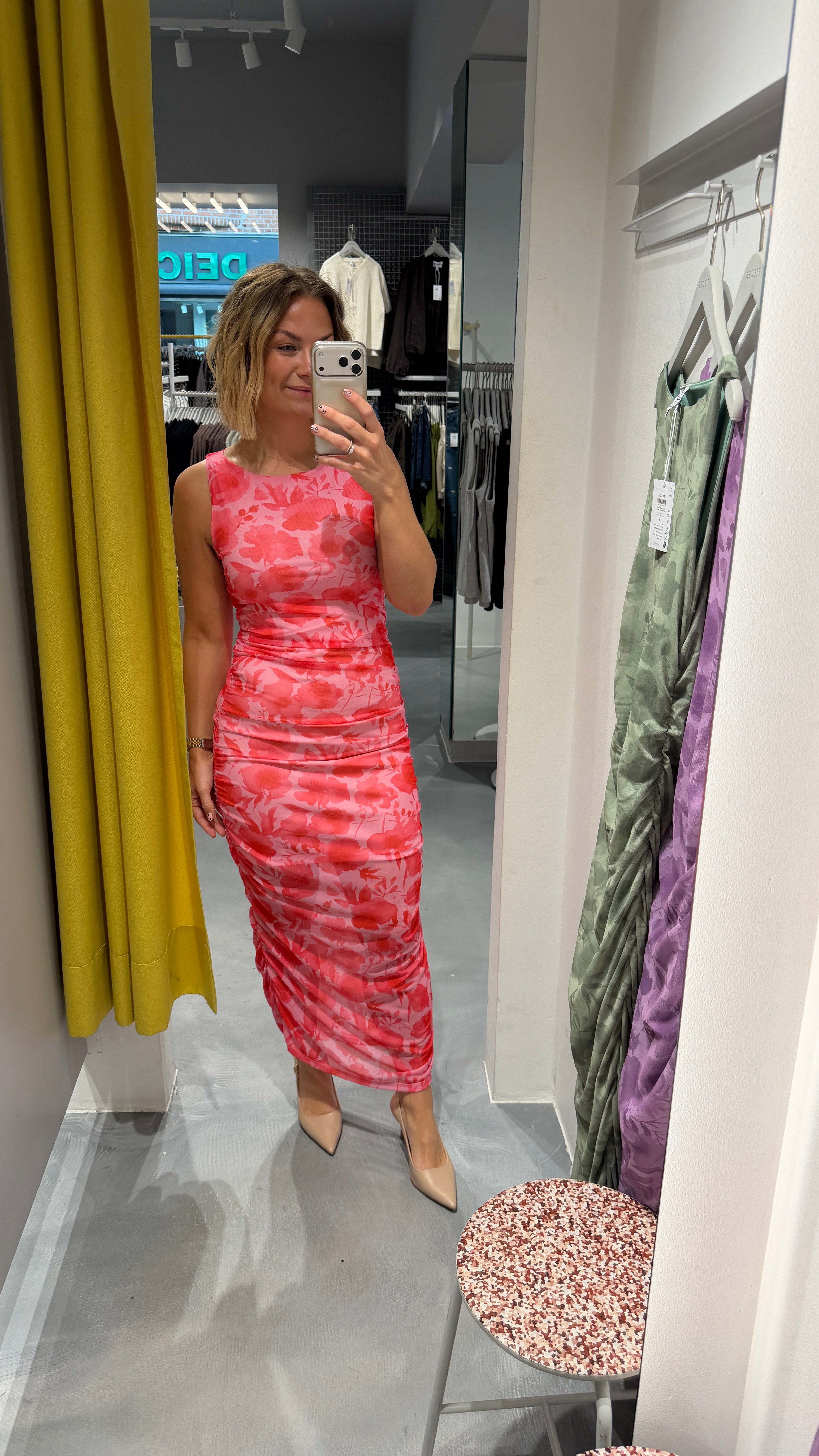 PCALLY Long Dress - Pink Tulle