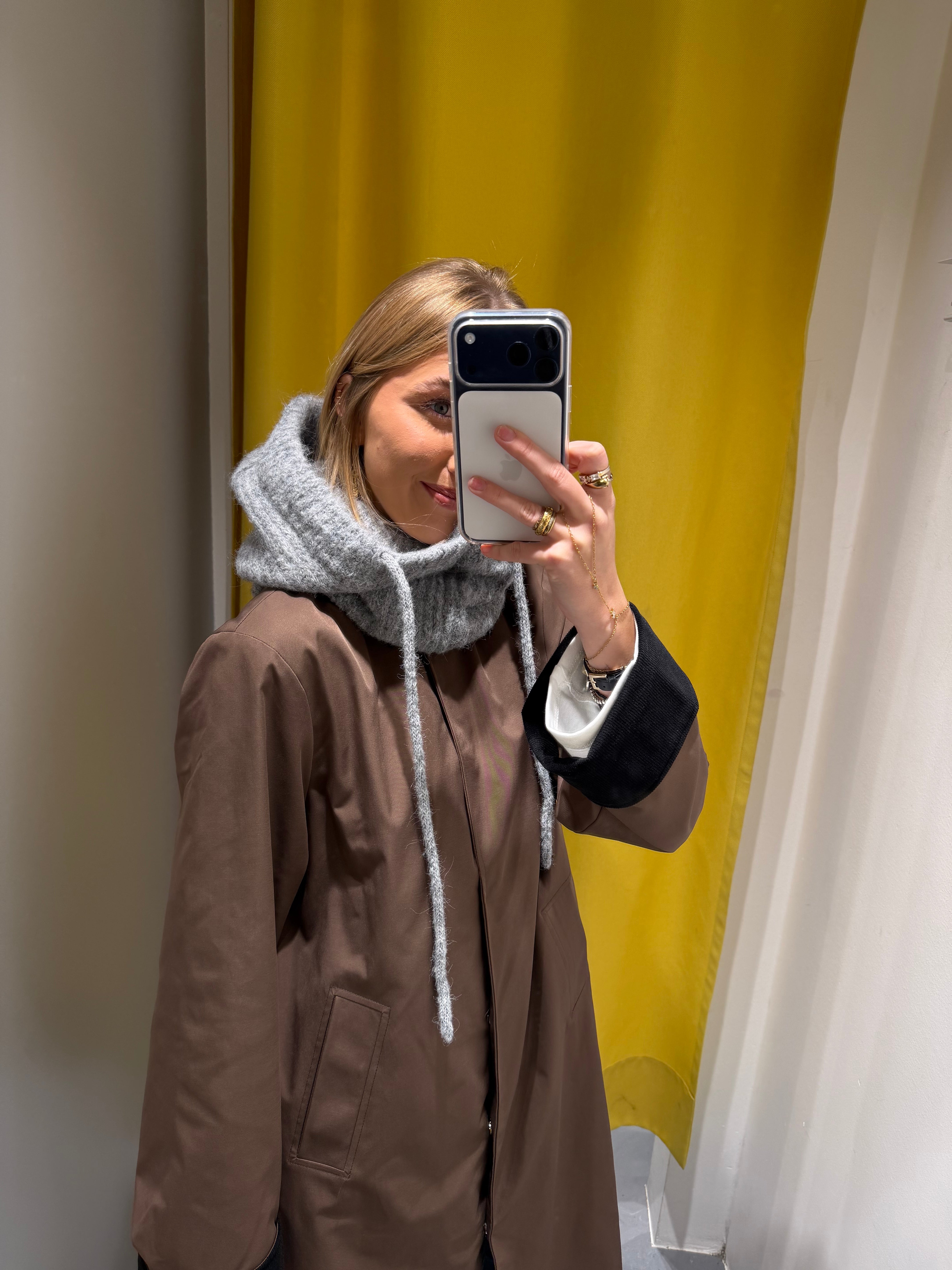 PCNAMBI Headwear - Light Grey Melange