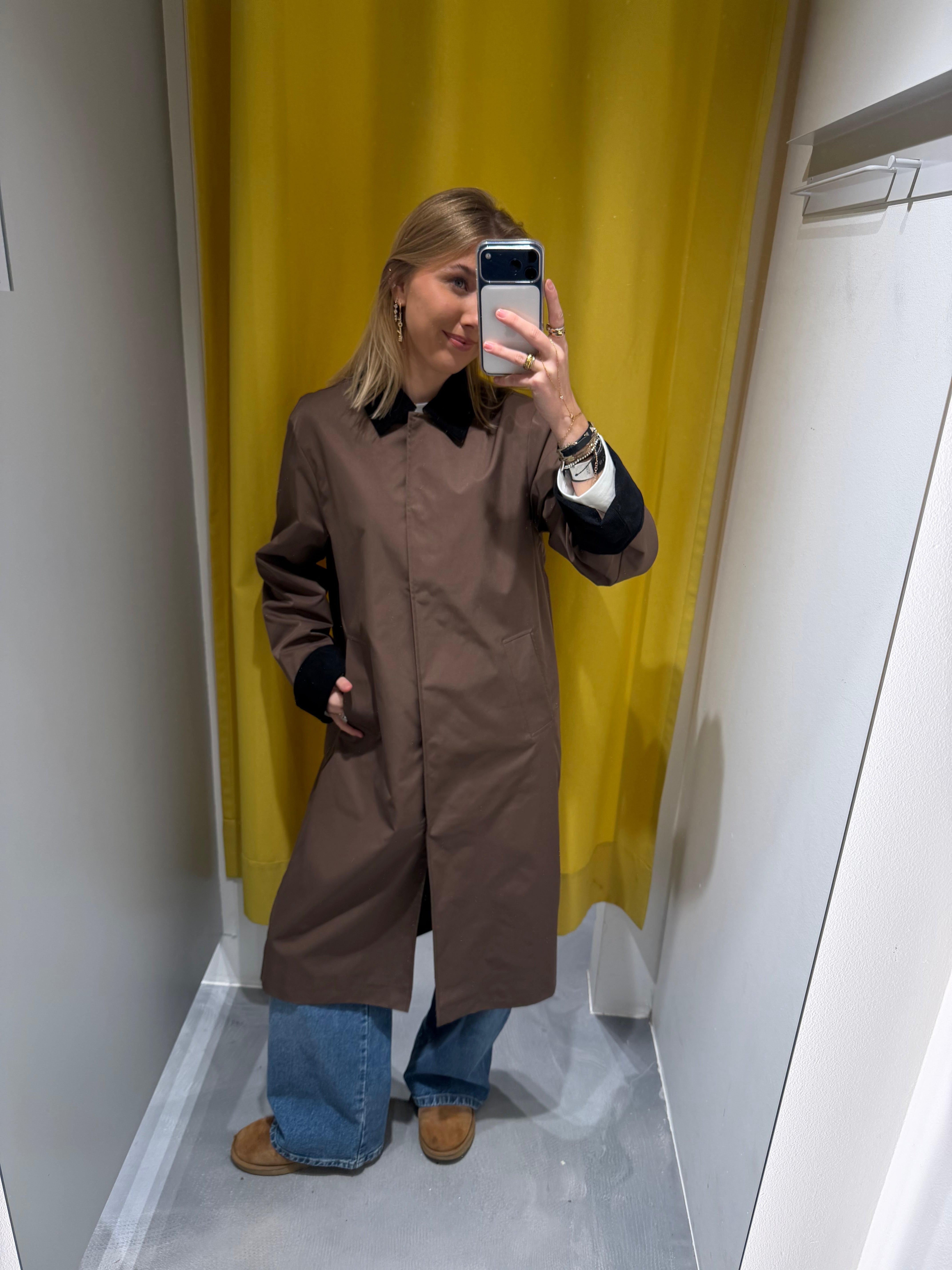 PCJORMA Coat - Coffee Quartz