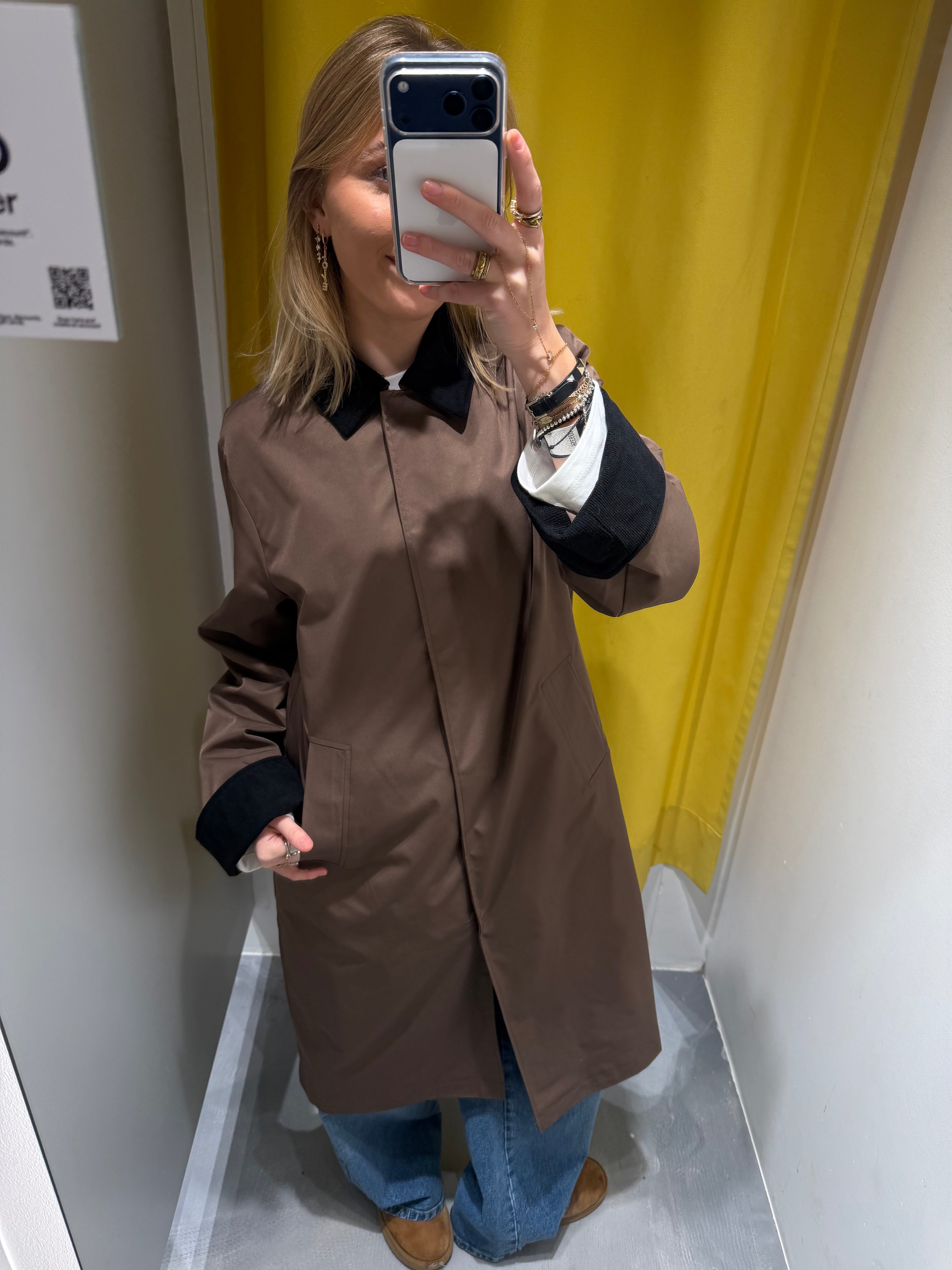 PCJORMA Coat - Coffee Quartz