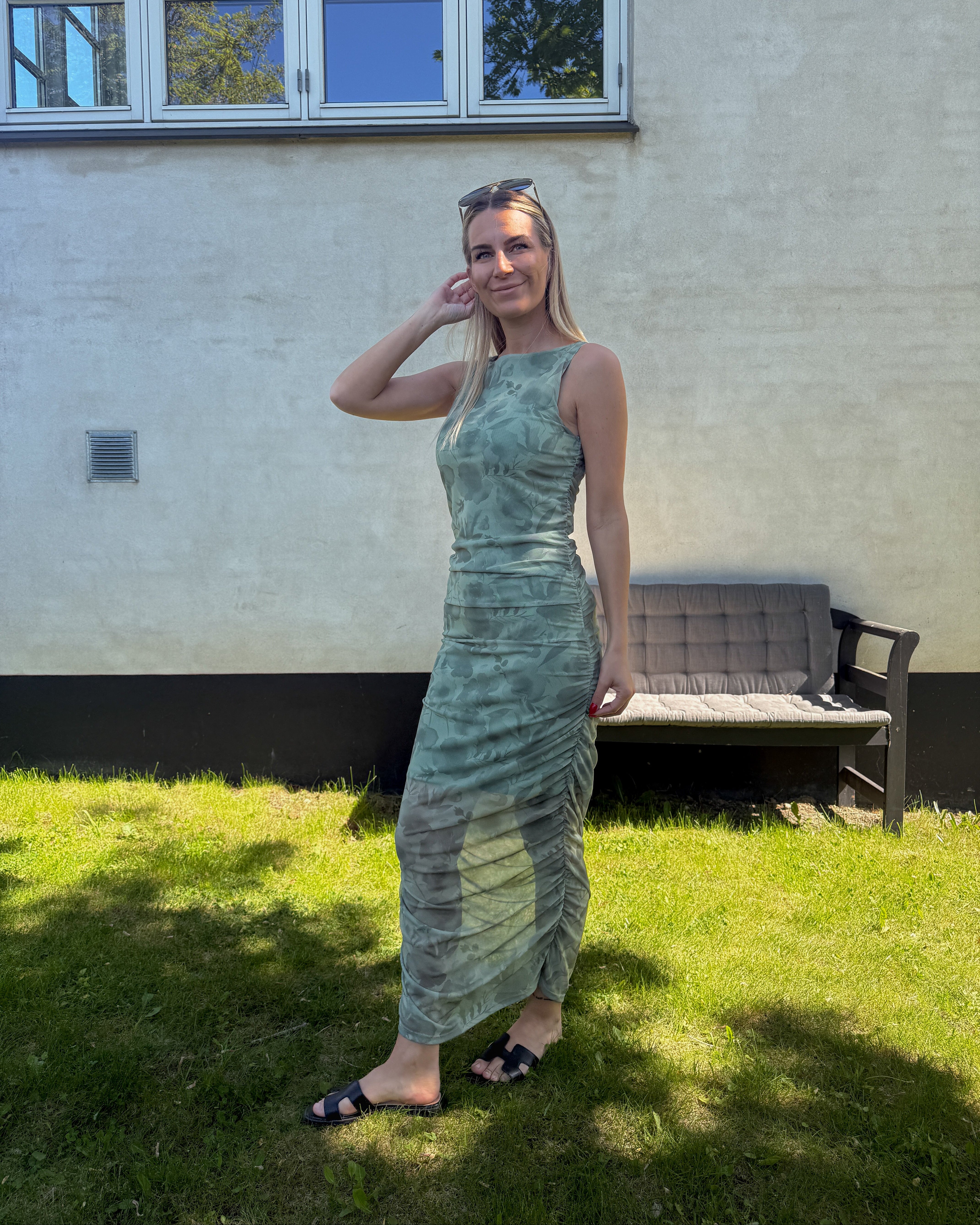 PCALLY Long Dress - Woodbine