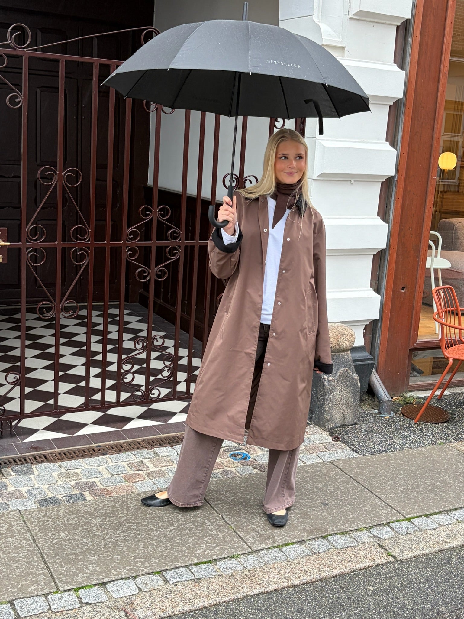 PCJORMA Coat - Coffee Quartz