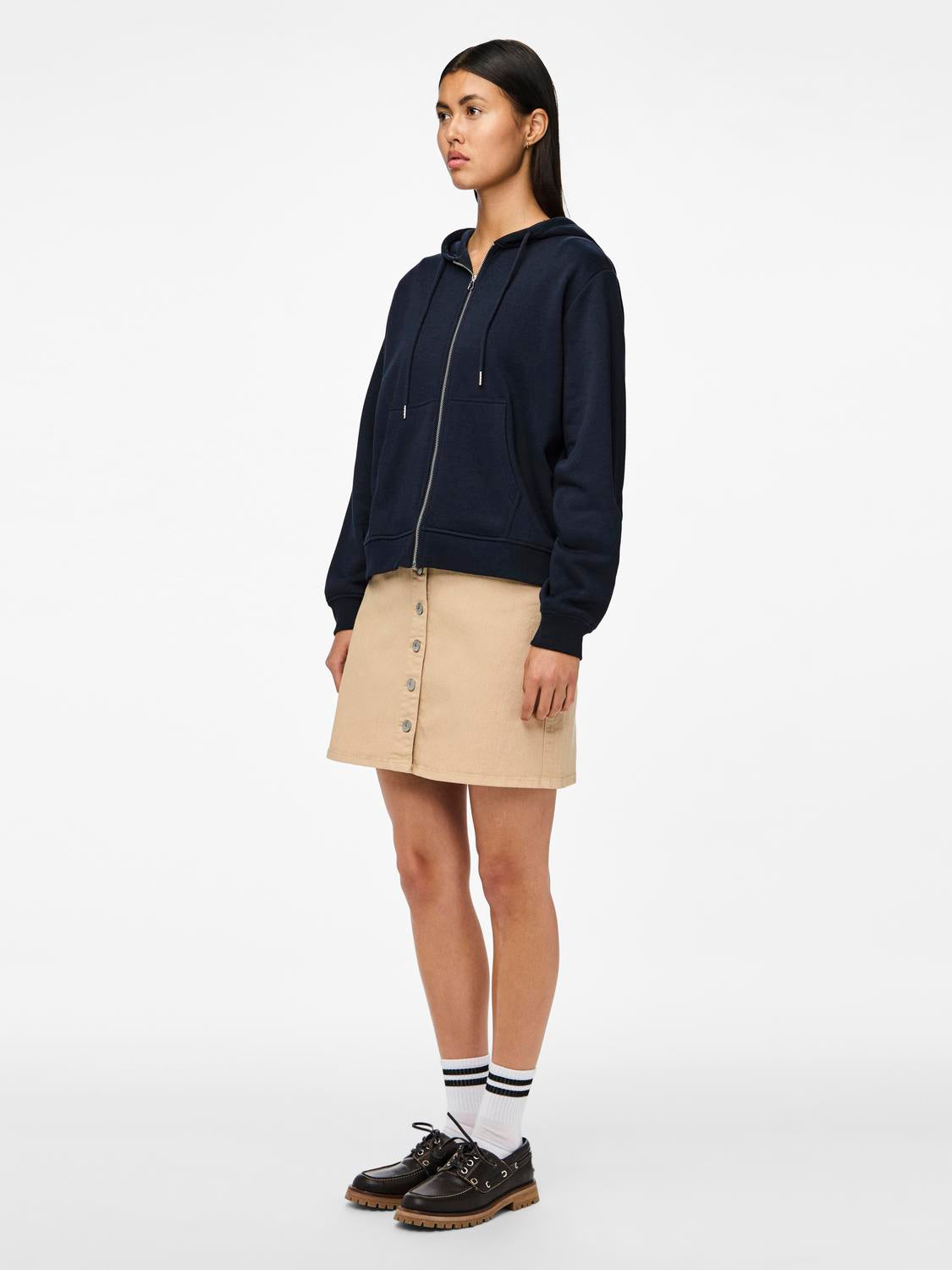 PCCHILLI ZIP Sweatshirt - Sky Captain