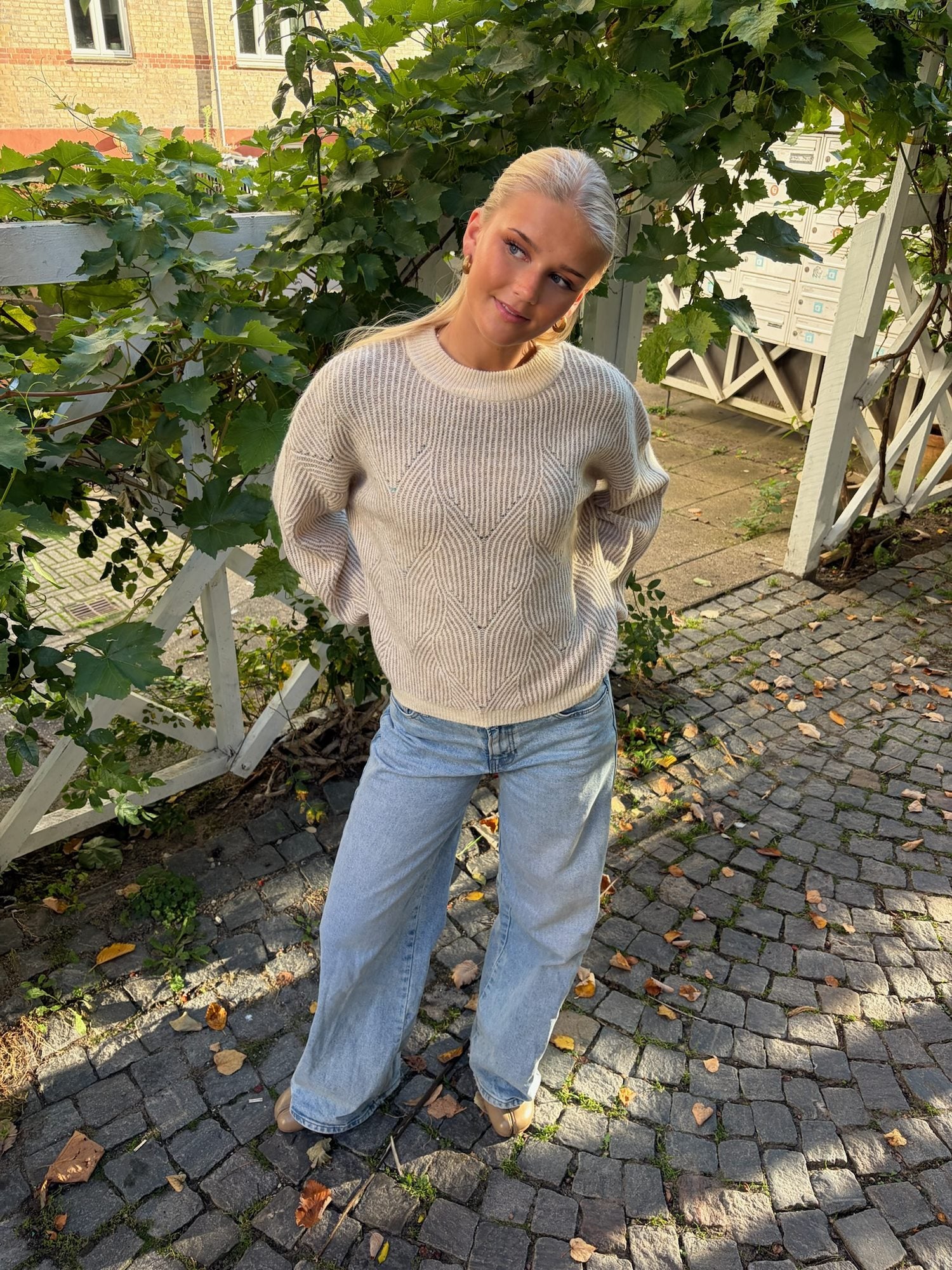 PCJENNA Pullover - Whitecap Gray