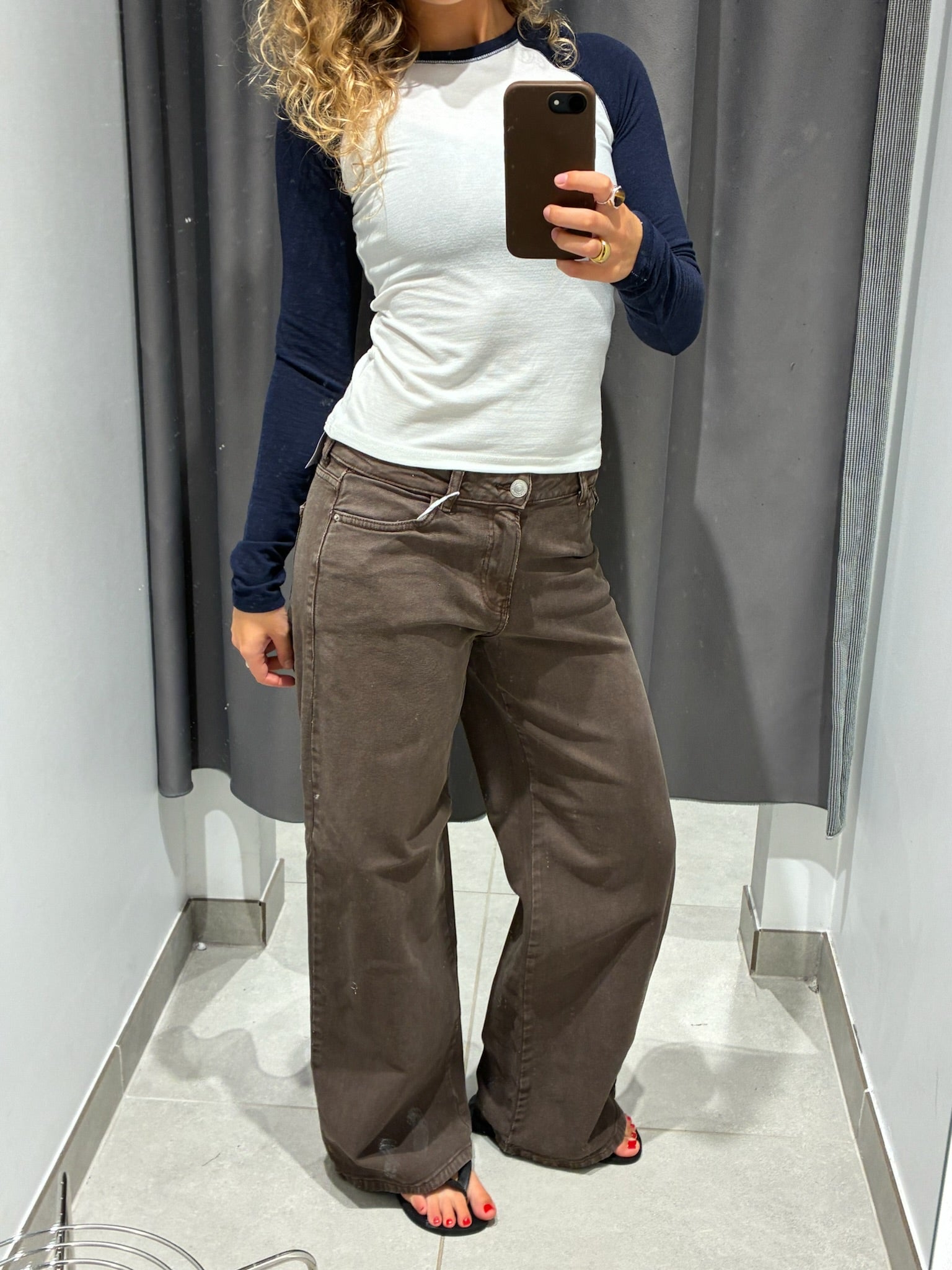 PCSELMA Jeans - Hot Fudge