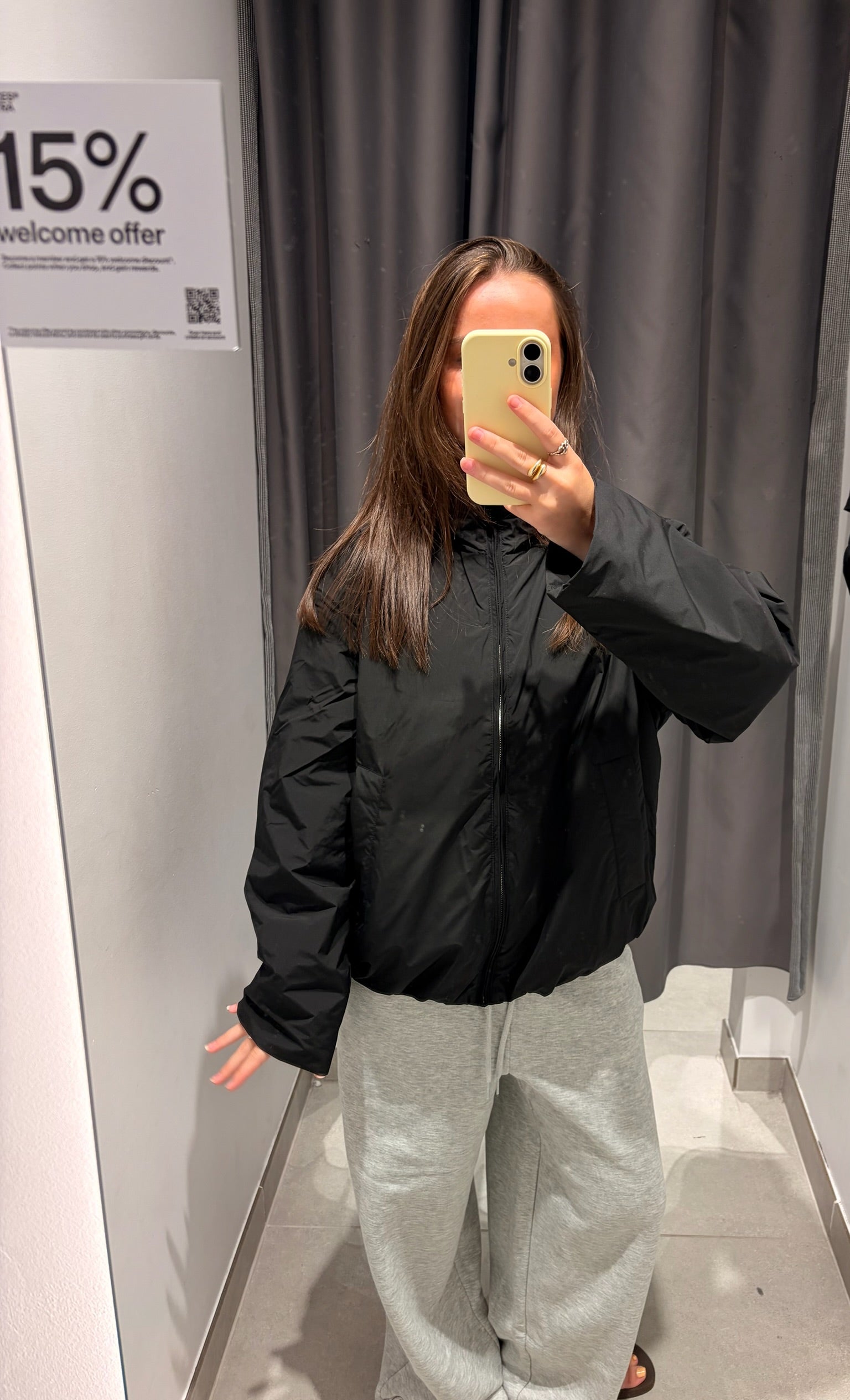 PCSIF Quilted Jacket - Black