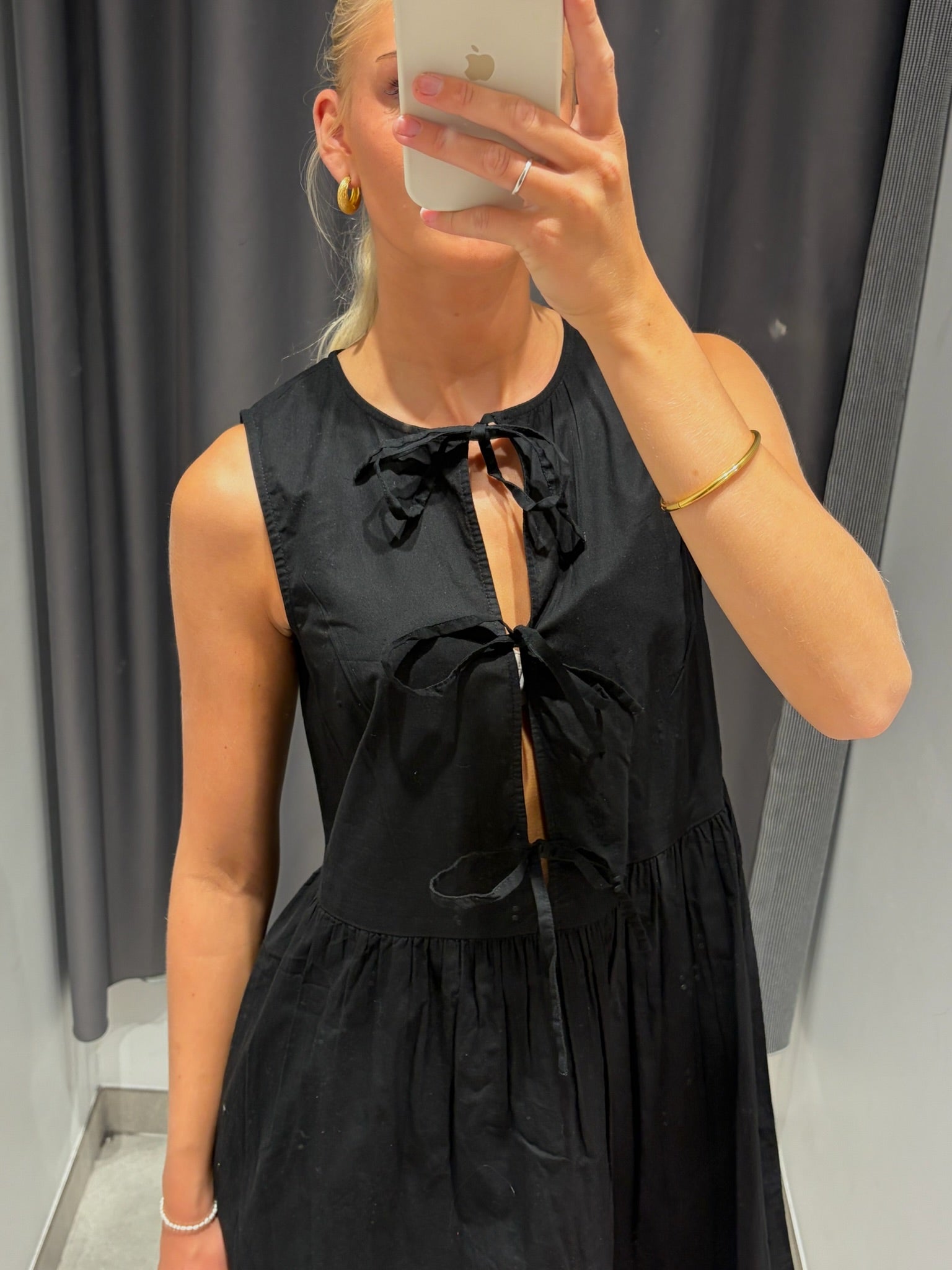 PCJOLLY Short Dress - Black
