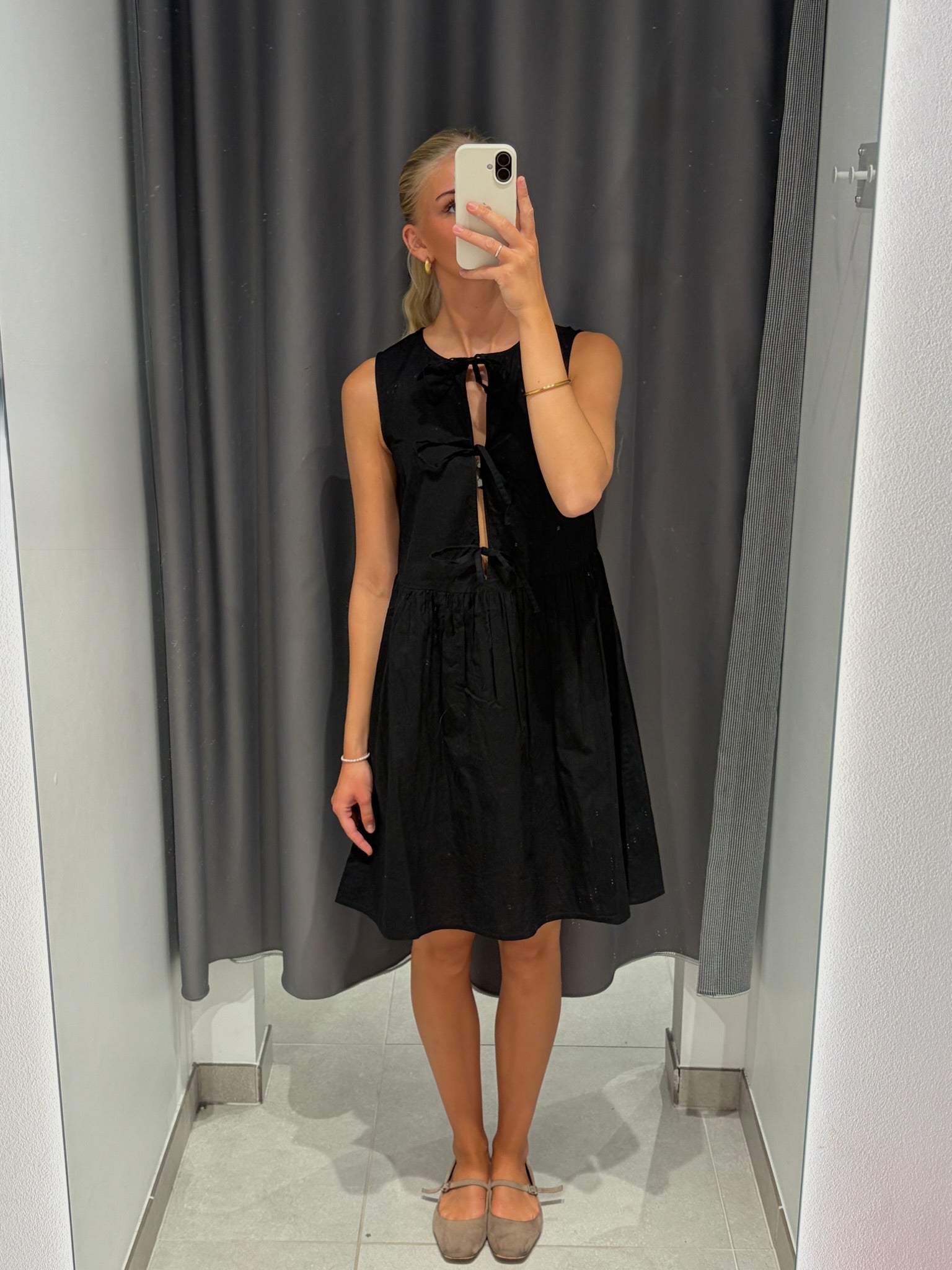 PCJOLLY Short Dress - Black