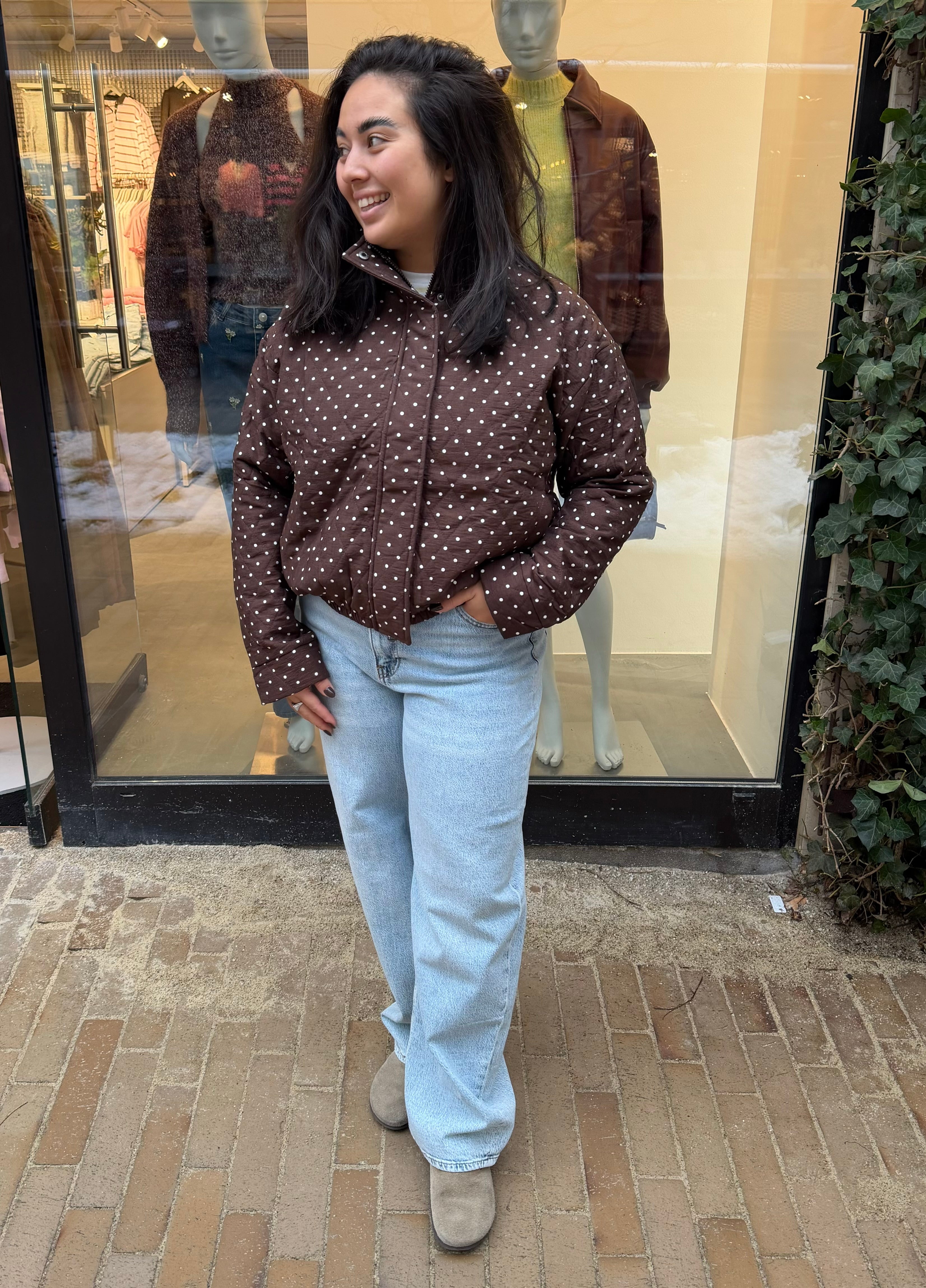 PCFAMILLA Otw Bomber - Chicory Coffee