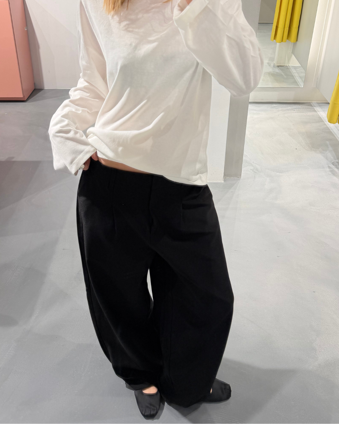 PCBOSELLA Trousers - Black