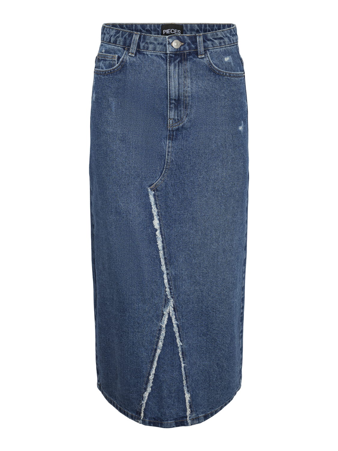 PCALFI Skirt - Medium Blue Denim