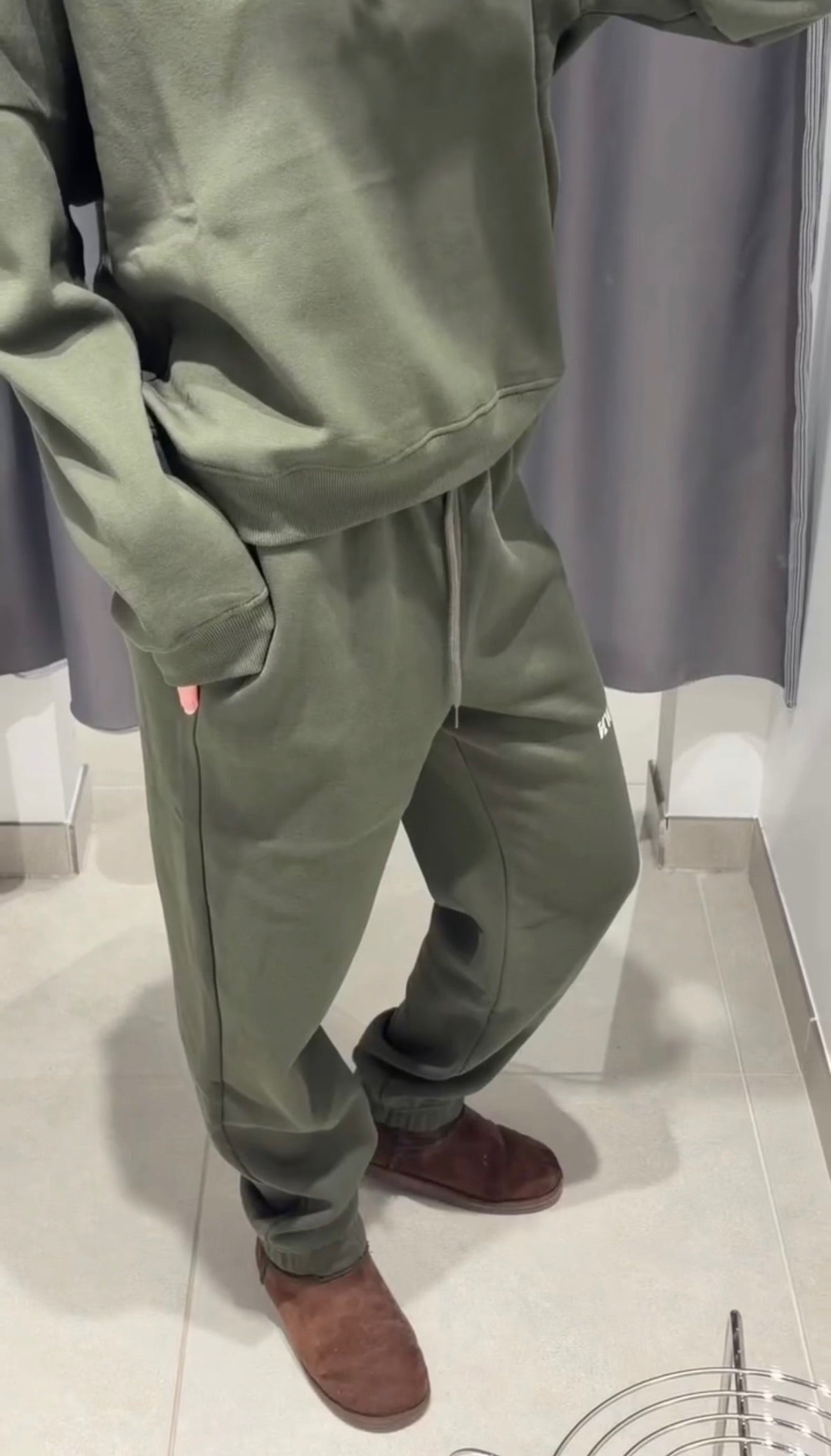 PCRISSO Sweat Cardigan - Forest Night