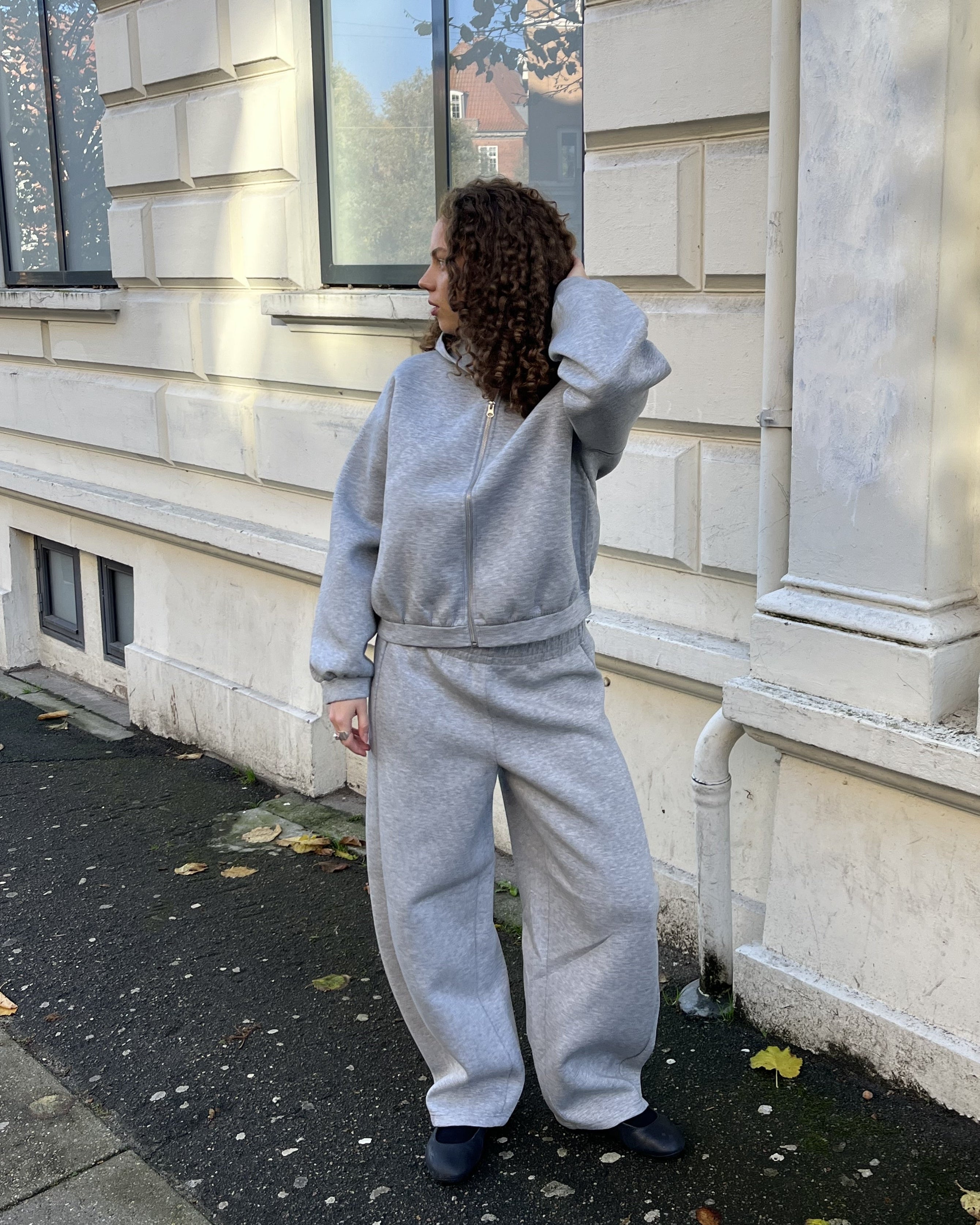PCBUCUBA Sweatshirt - Light Grey Melange