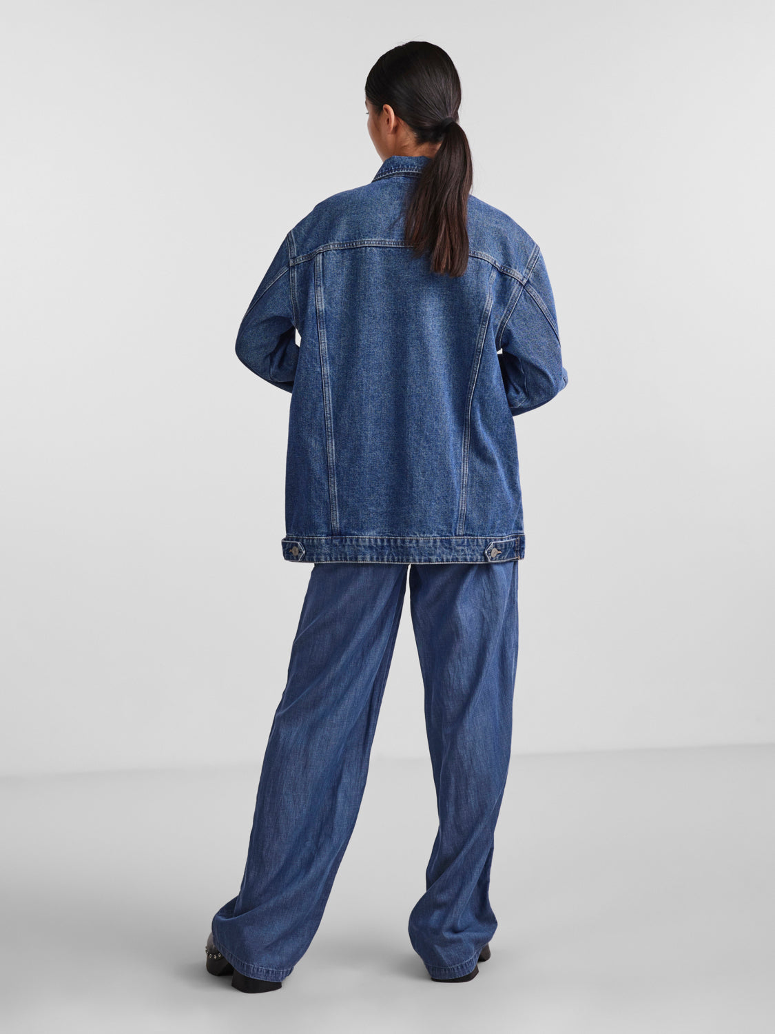 PCTIKA Jacket - Medium Blue Denim