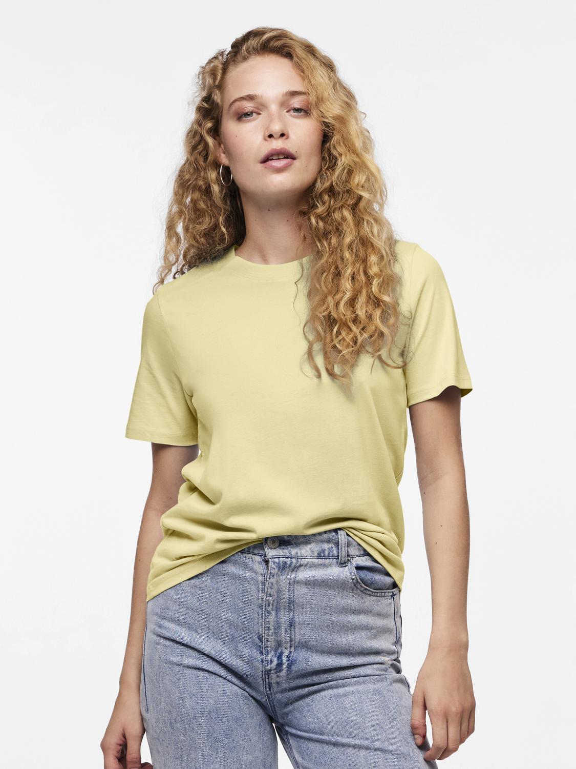 PCRIA T-Shirt - Pale Banana